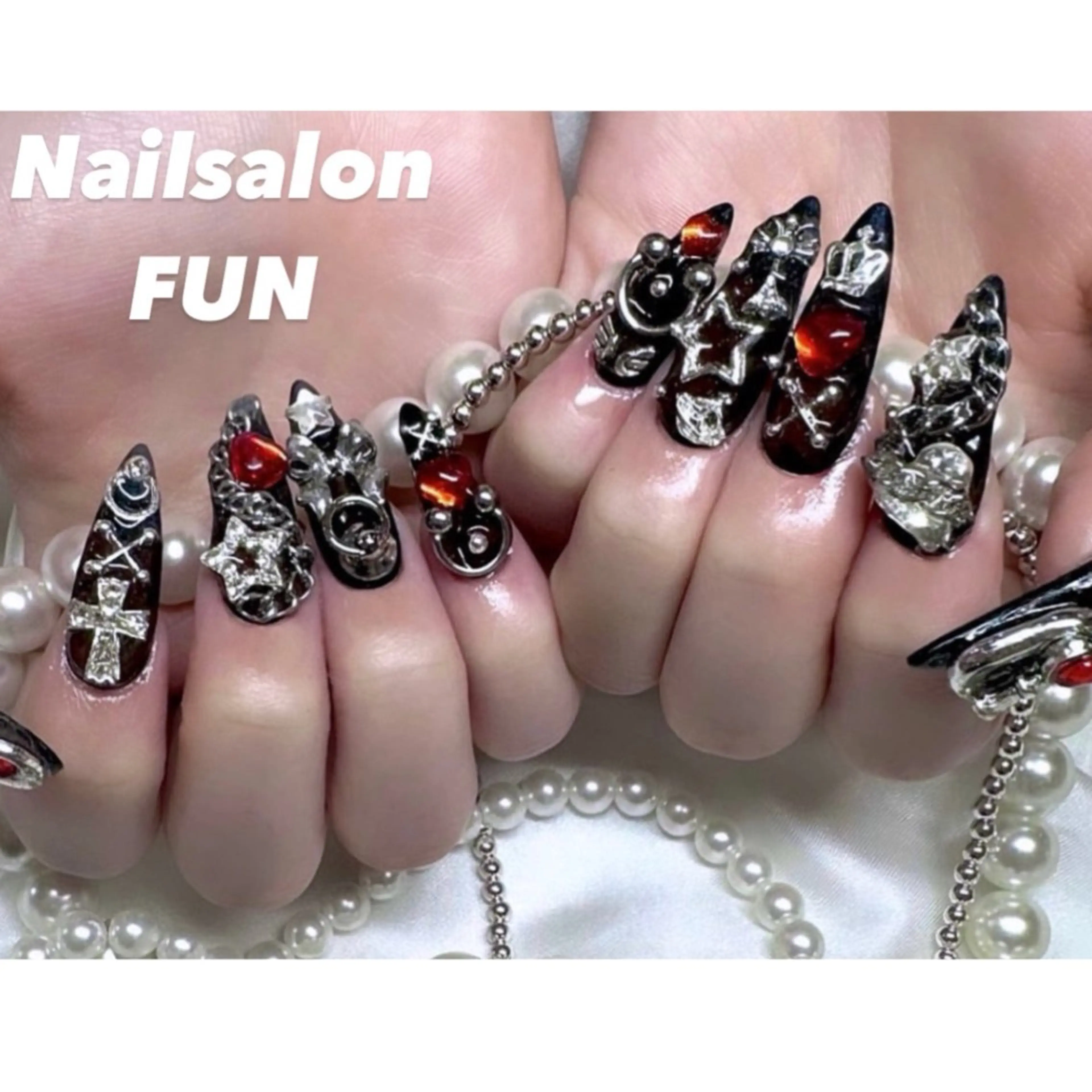 ネイル アートネイル スカルプネイル Nailsalon FUN🌈のネイルデザイン