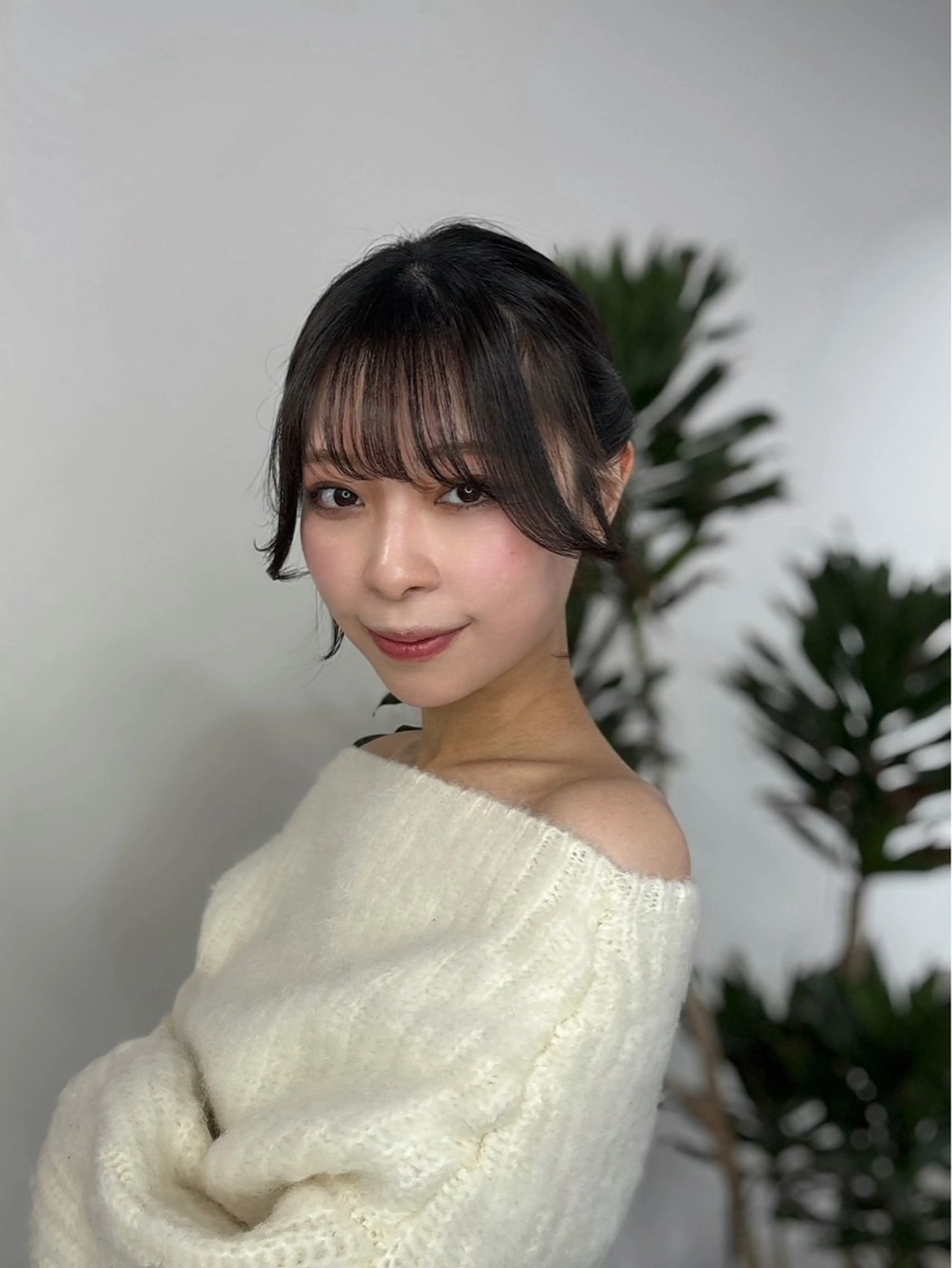 セミロング カット ヘアカラー トリートメント 韓国レイヤー×透明感 髪質改善　武田涼のヘアスタイル