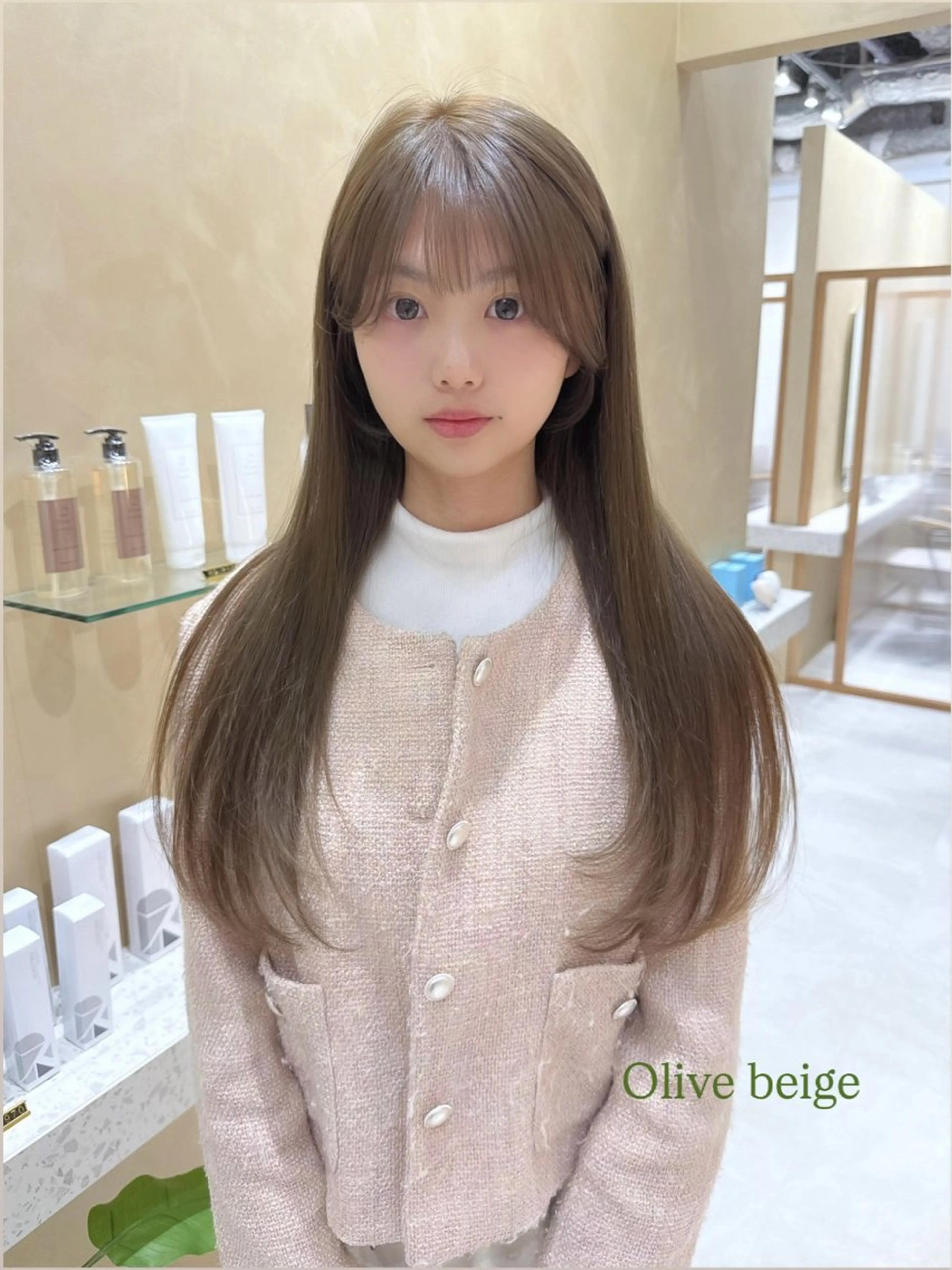 ロング レイヤーカット ヘアカラー トリートメント Zina高田馬場所属・圧倒的モテ艶髪💎 レイヤー💎kanaのヘアスタイル