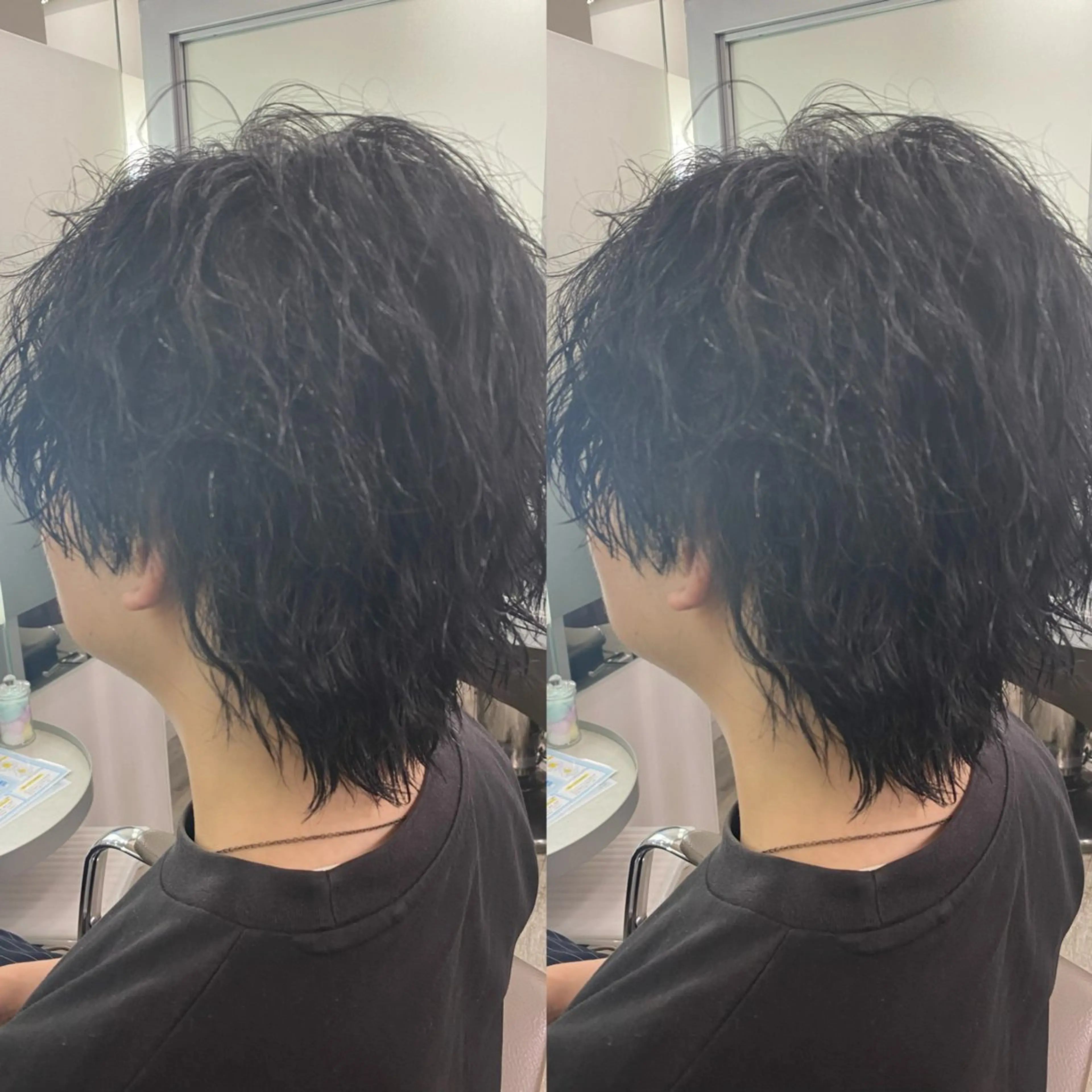 メンズカット＋パーマ🌀＋眉カット＋FP＋超補修シャンプー ⚡️¥10350の写真