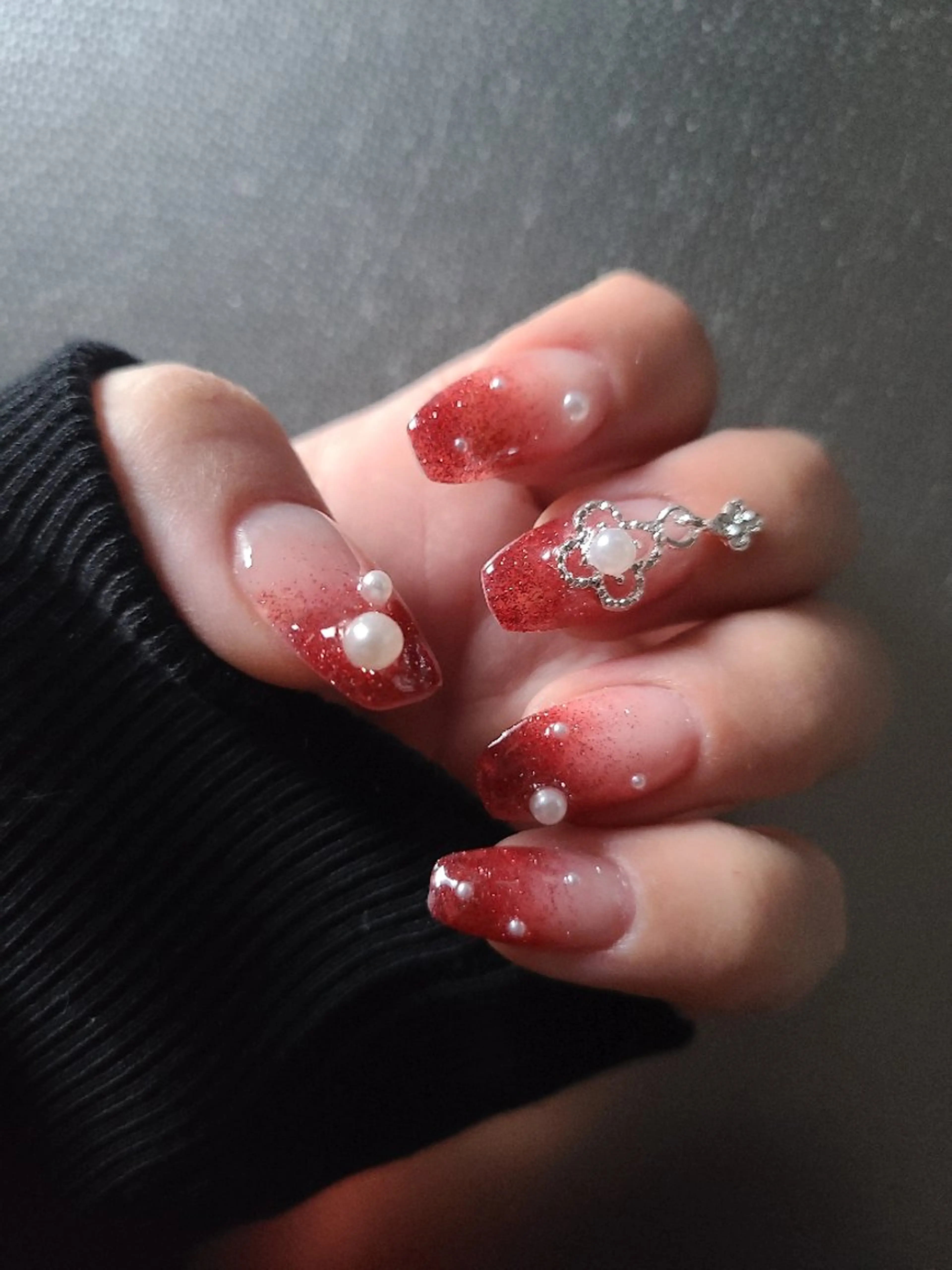 ネイル フラッシュネイル ジェルネイル グラデーション キラキラネイル 韓国ネイル Nailroom3  古屋明美のネイルデザイン