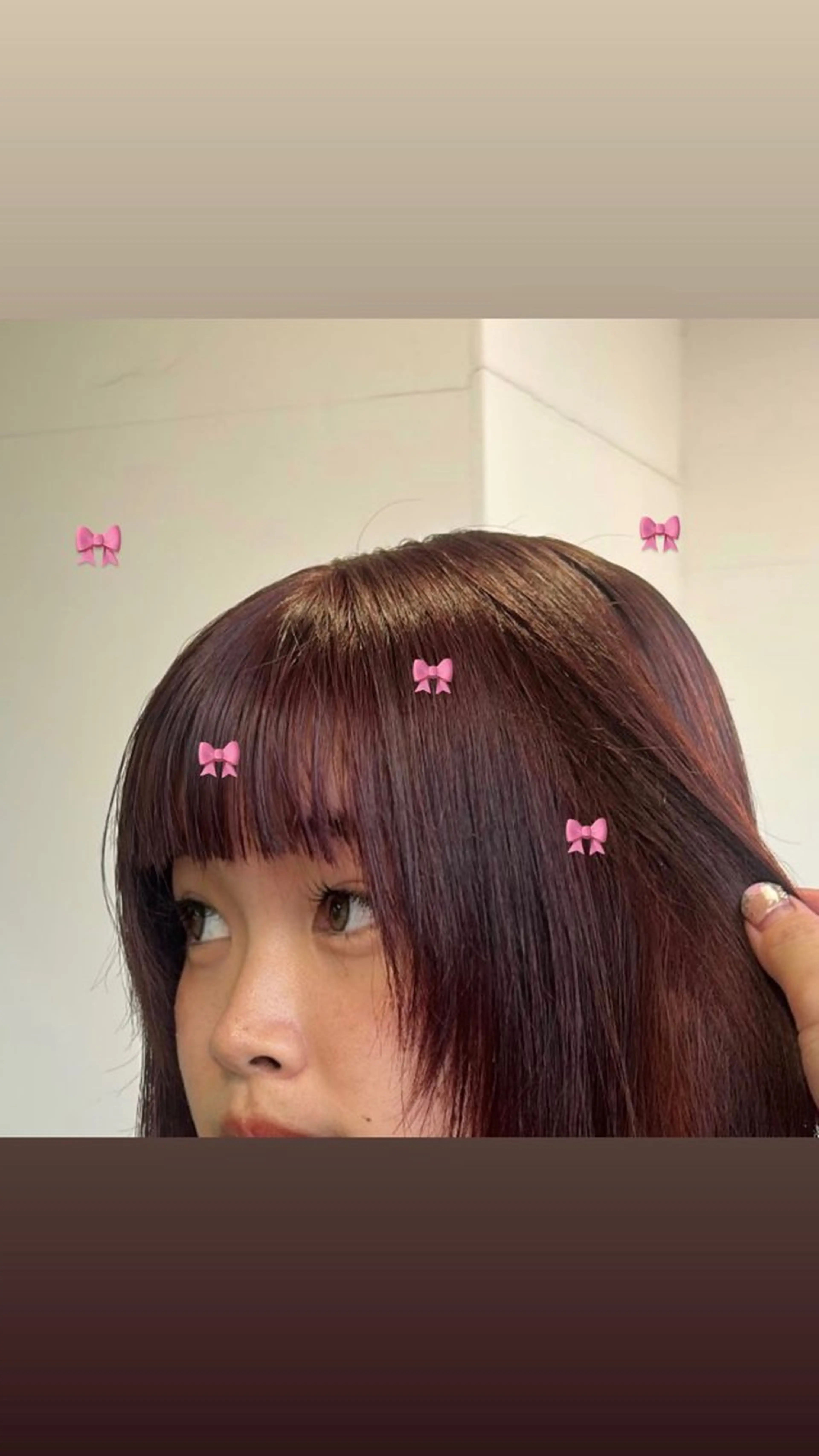 ショート ピンクブラウン cashel/kishaba所属・🎀cashel / kokoro🎀のヘアスタイル