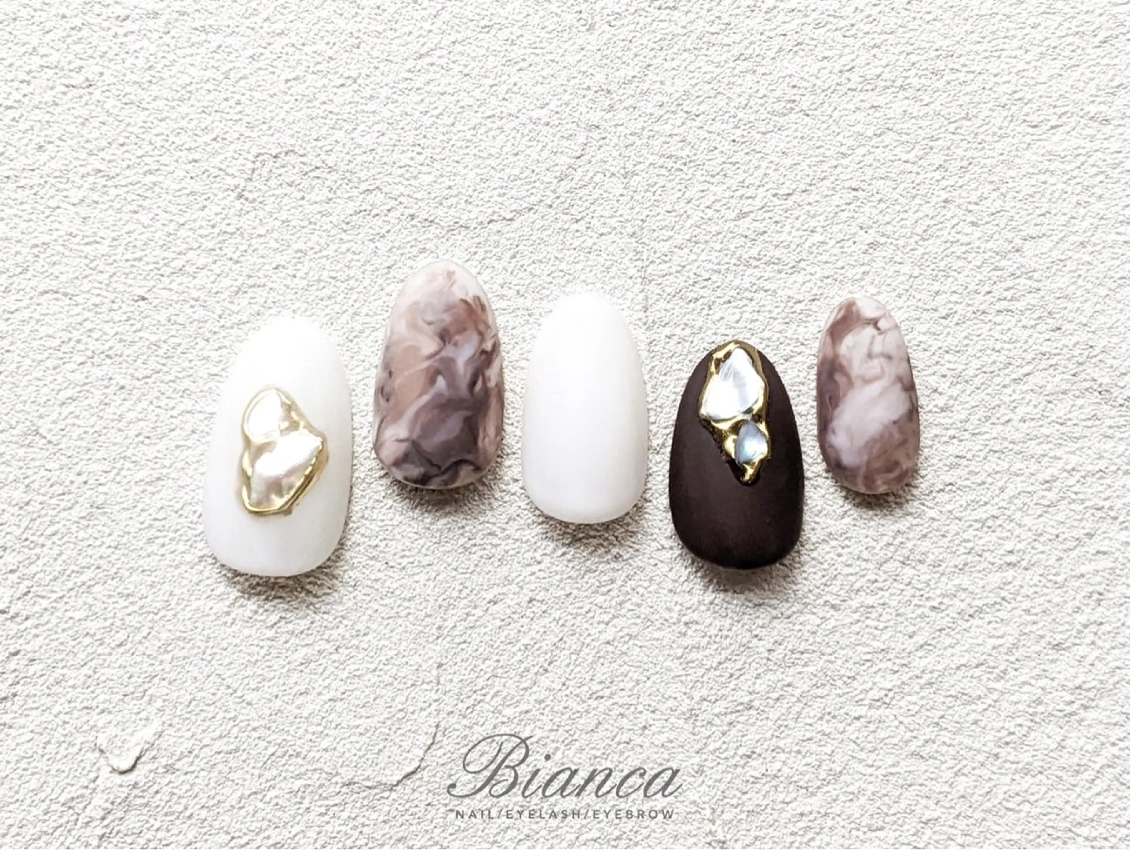 ネイル ハンドネイル Bianca栄店 みさと店長のネイルデザイン