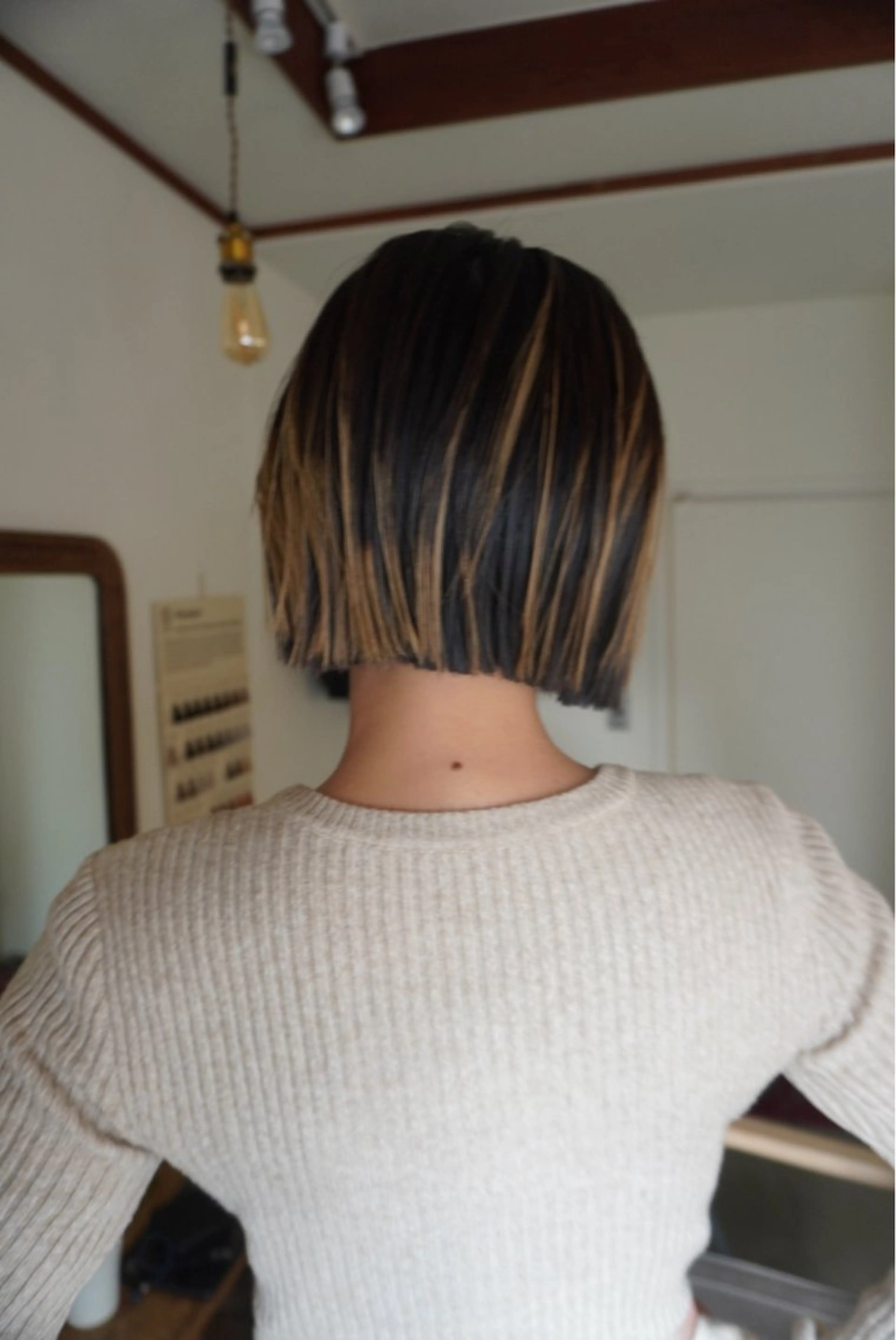 カット+デザインカラー+トリートメントの写真