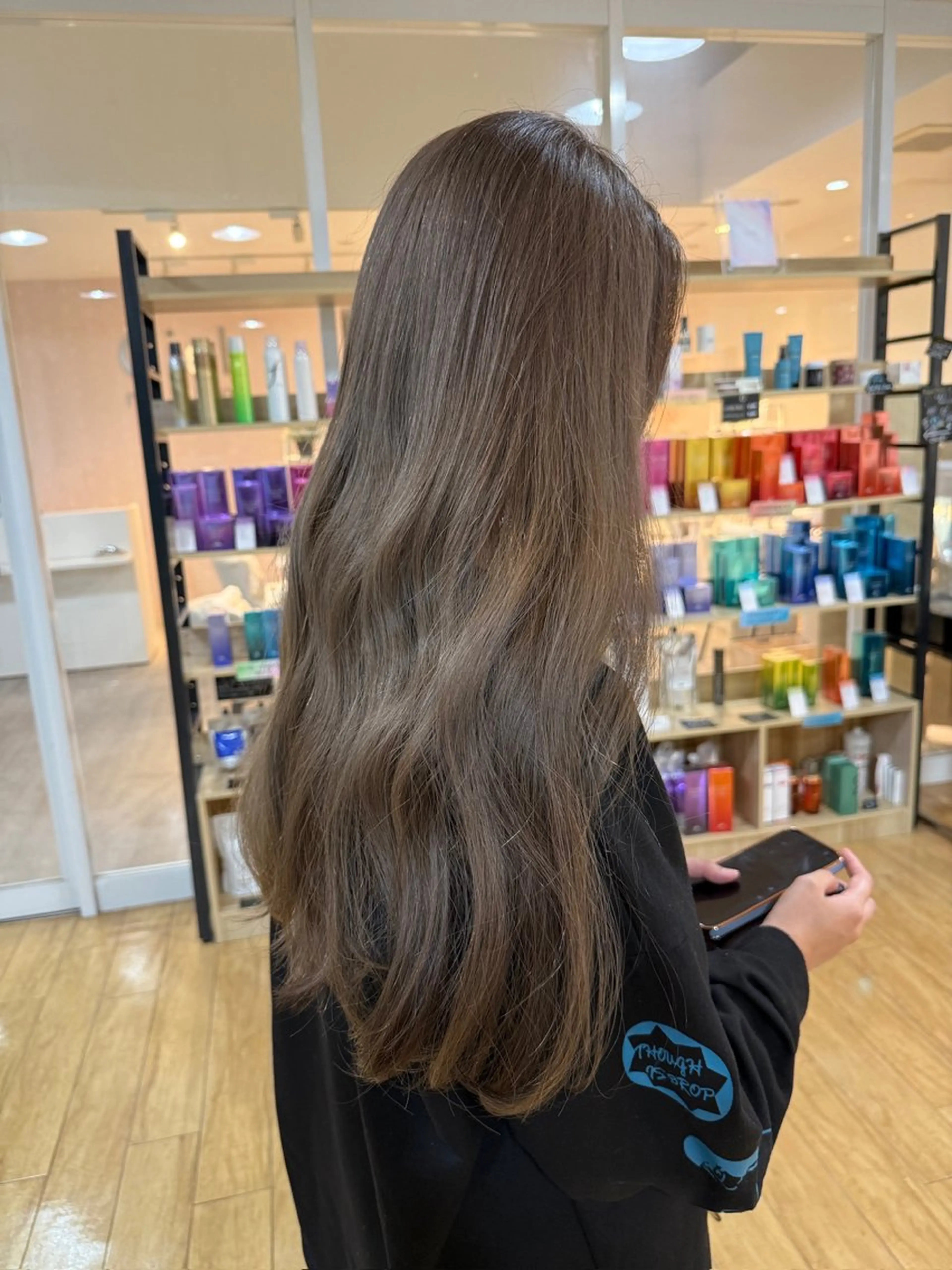 ロング カラー カット ヘアカラー トリートメント 鹿児島 聖来のヘアスタイル