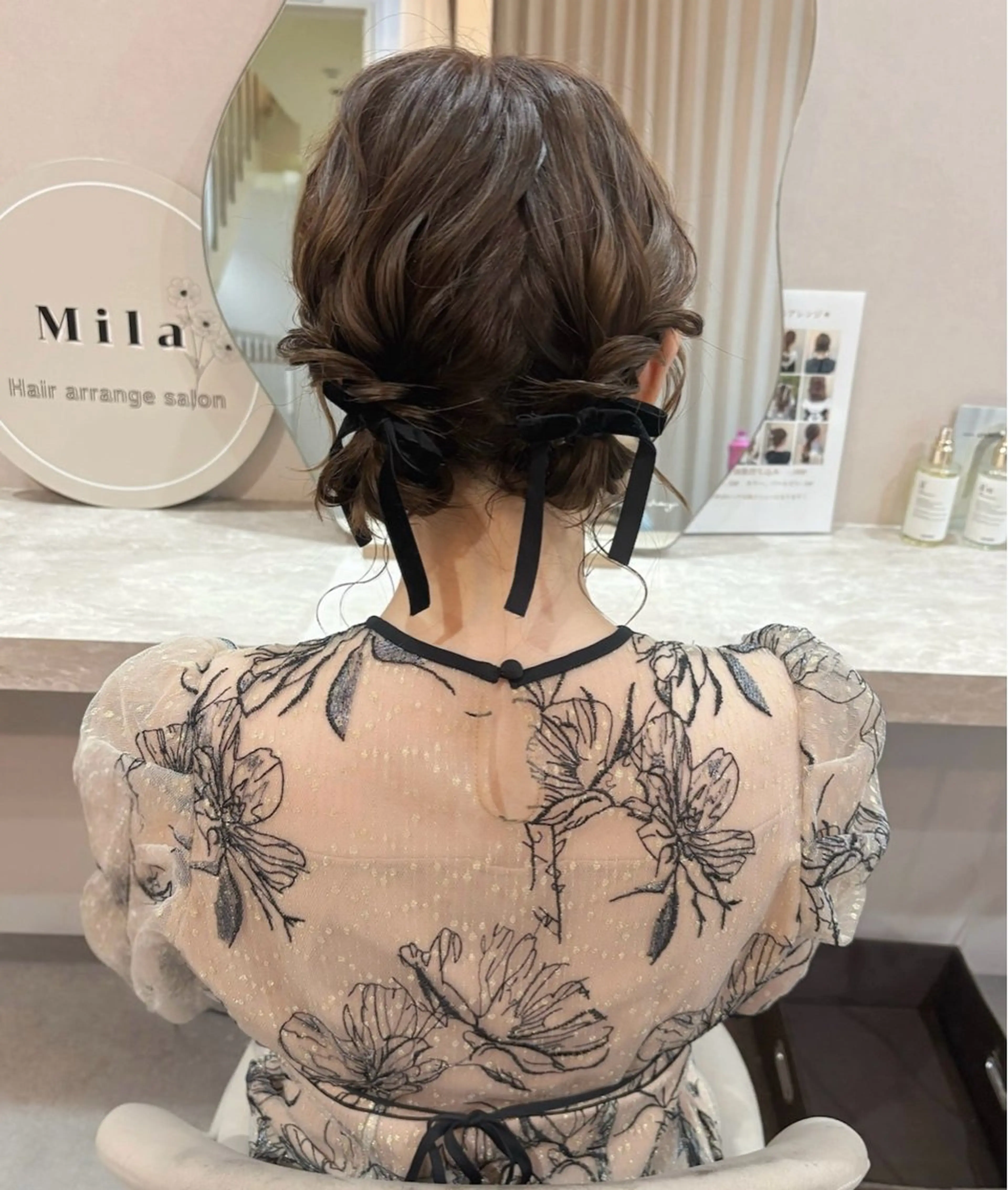 ミディアム ヘアセット Mila chihiroのヘアスタイル