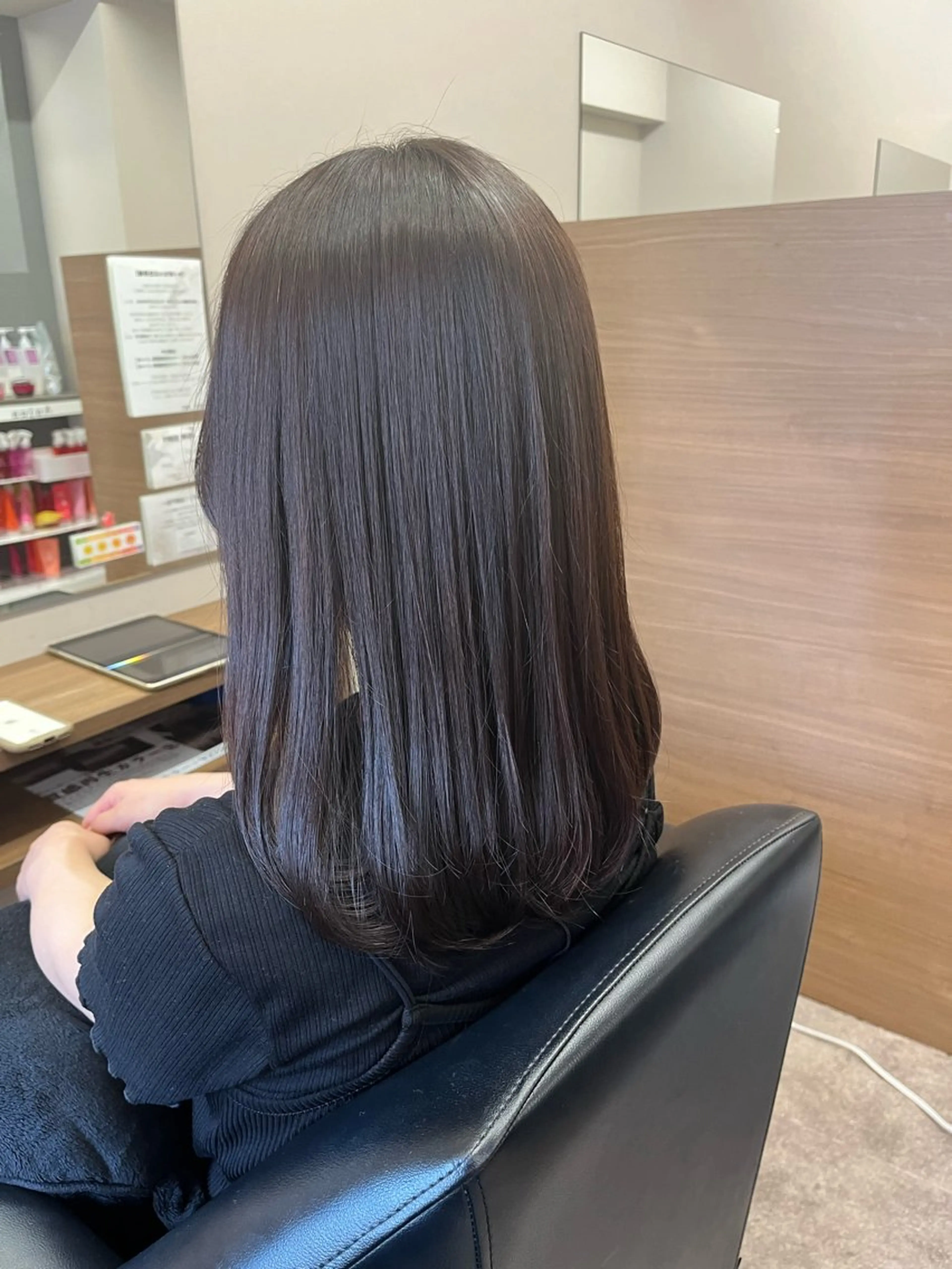 ミディアム カット ヘアカラー 骨格/顔型/パーソナ ルカラー診断/中野のヘアスタイル