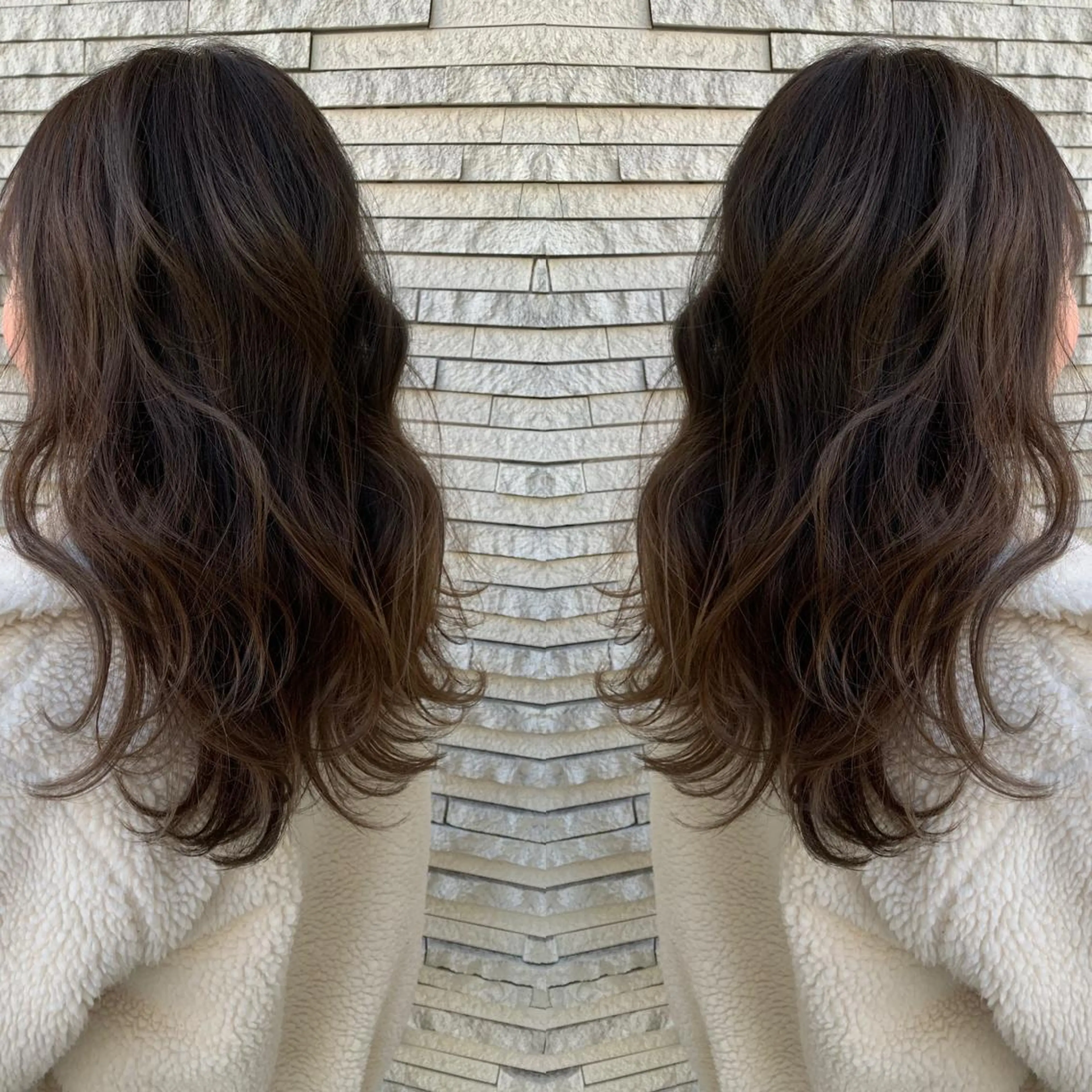 セミロング 川嶋 saronLEPIAのヘアスタイル