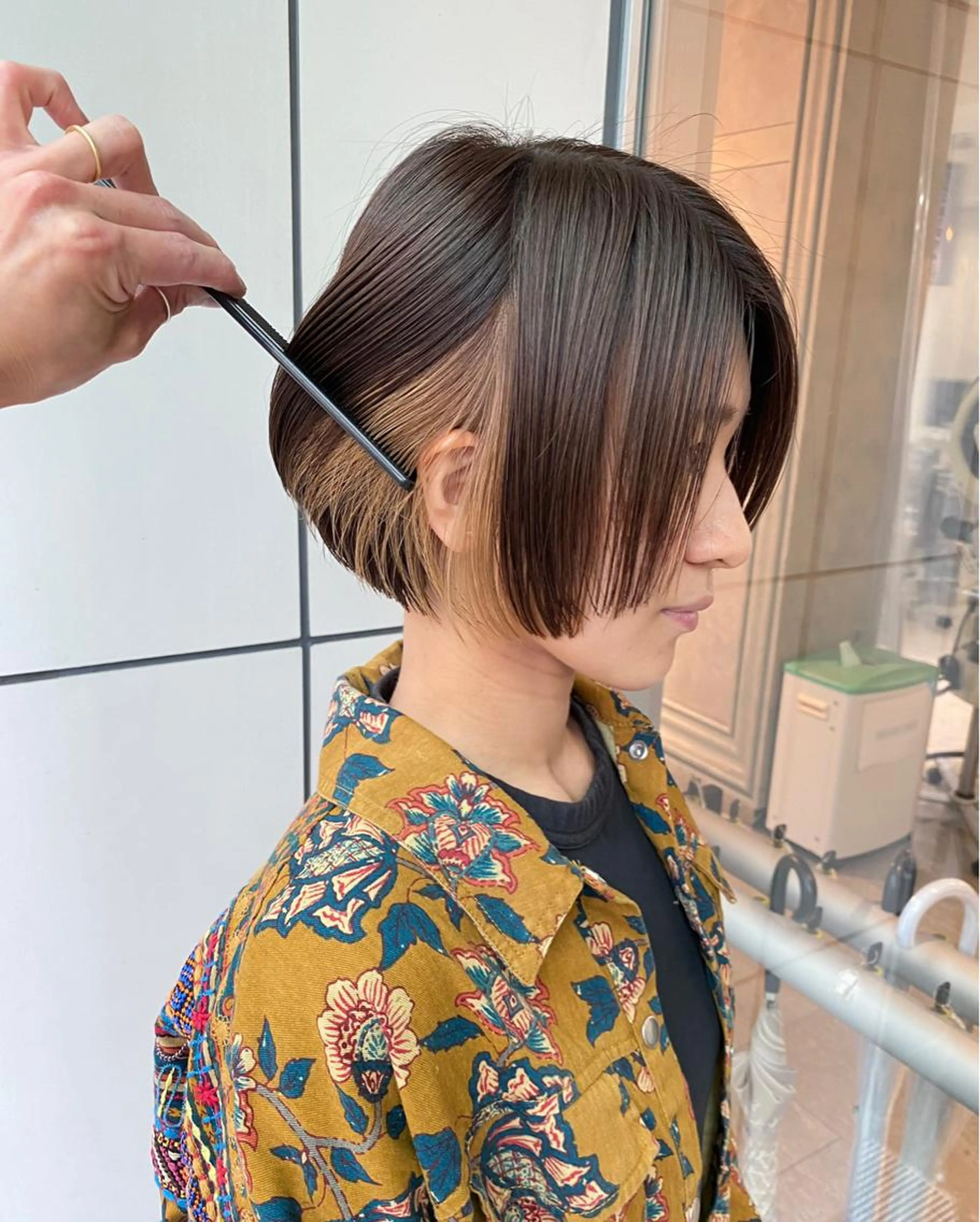 カット+インナーカラー+ヘアカラー+トリートメントの写真