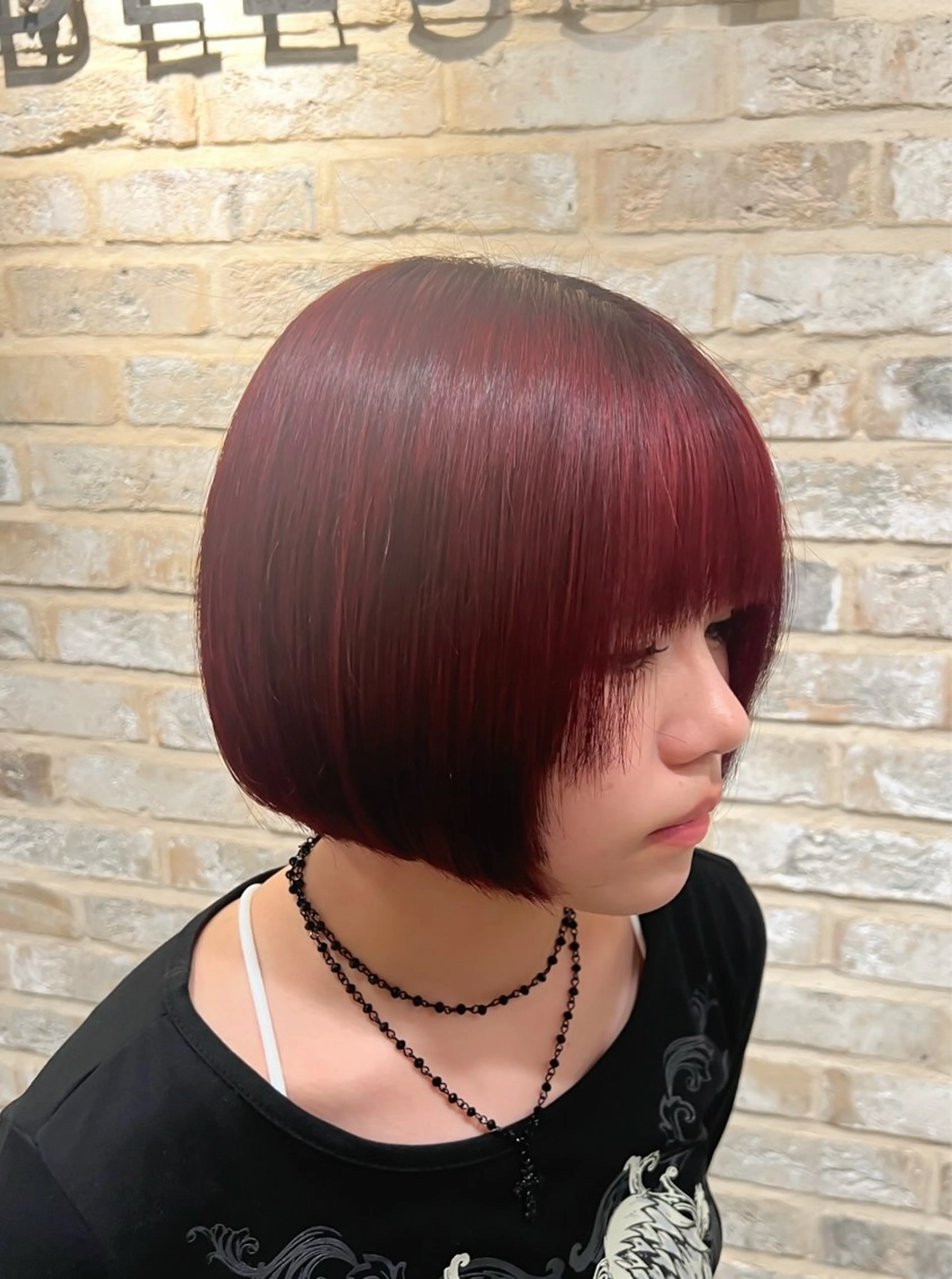 ミディアム カラー 和夢/メンズカット/ パーマ/ハイトーンのヘアスタイル