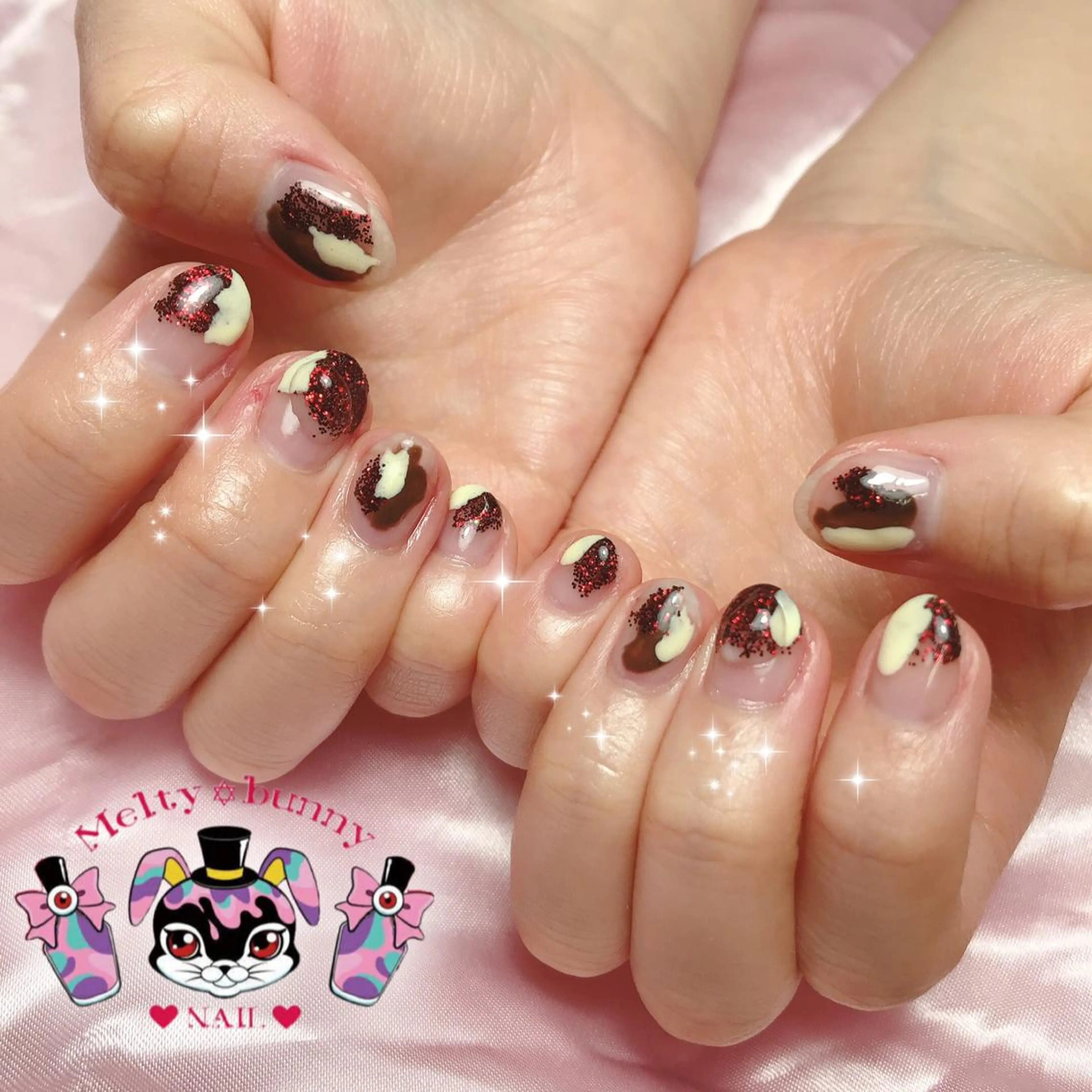 ネイル ニュアンスネイル 深爪を断らない スカルプ高評価店のネイルデザイン