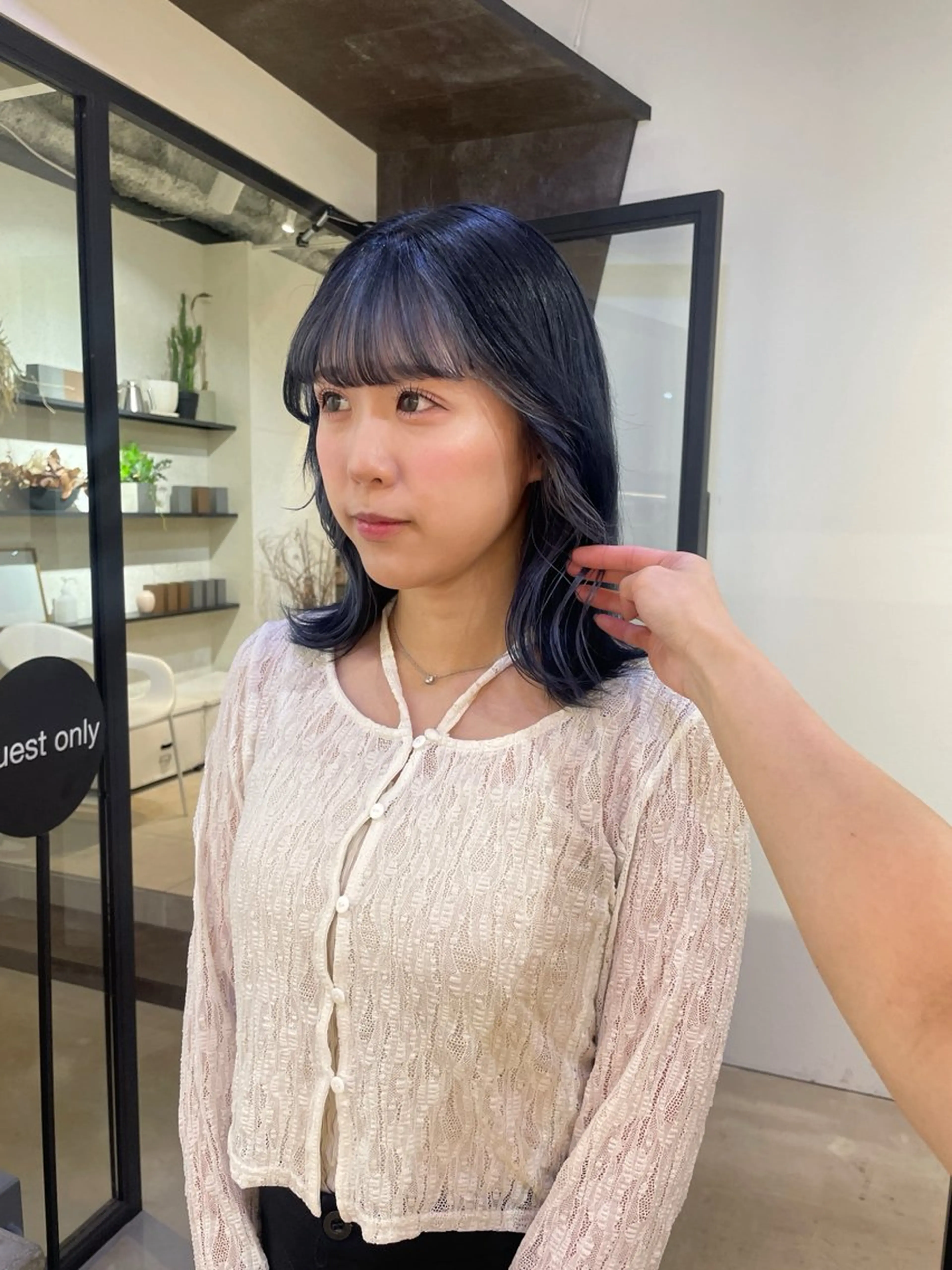 【ワンポイント☝🏻】ハーフデザインカラー＋BYKALTE treatment.の写真