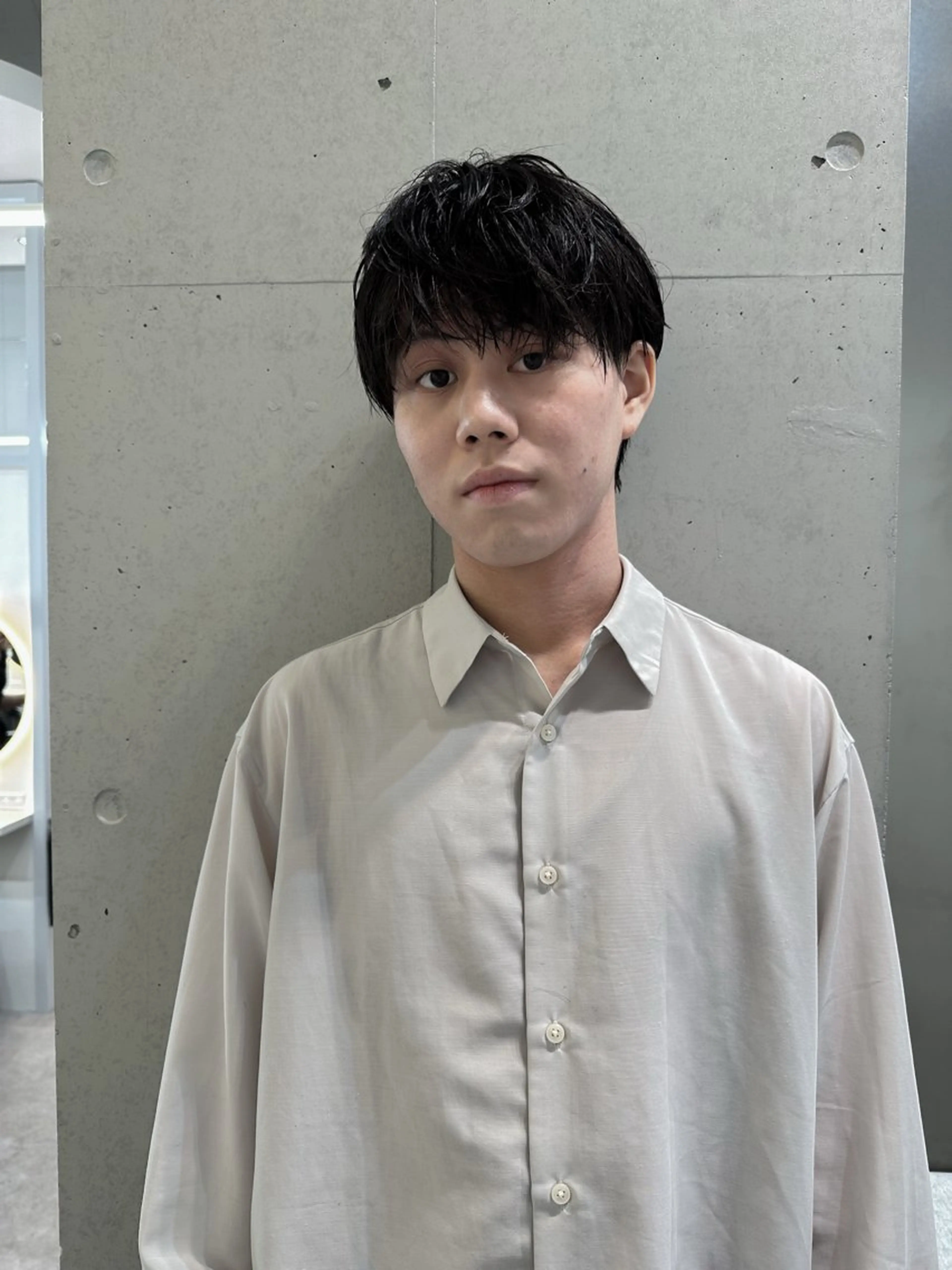 ショート メンズ 艶髪ブリーチ 永井竜也のヘアスタイル