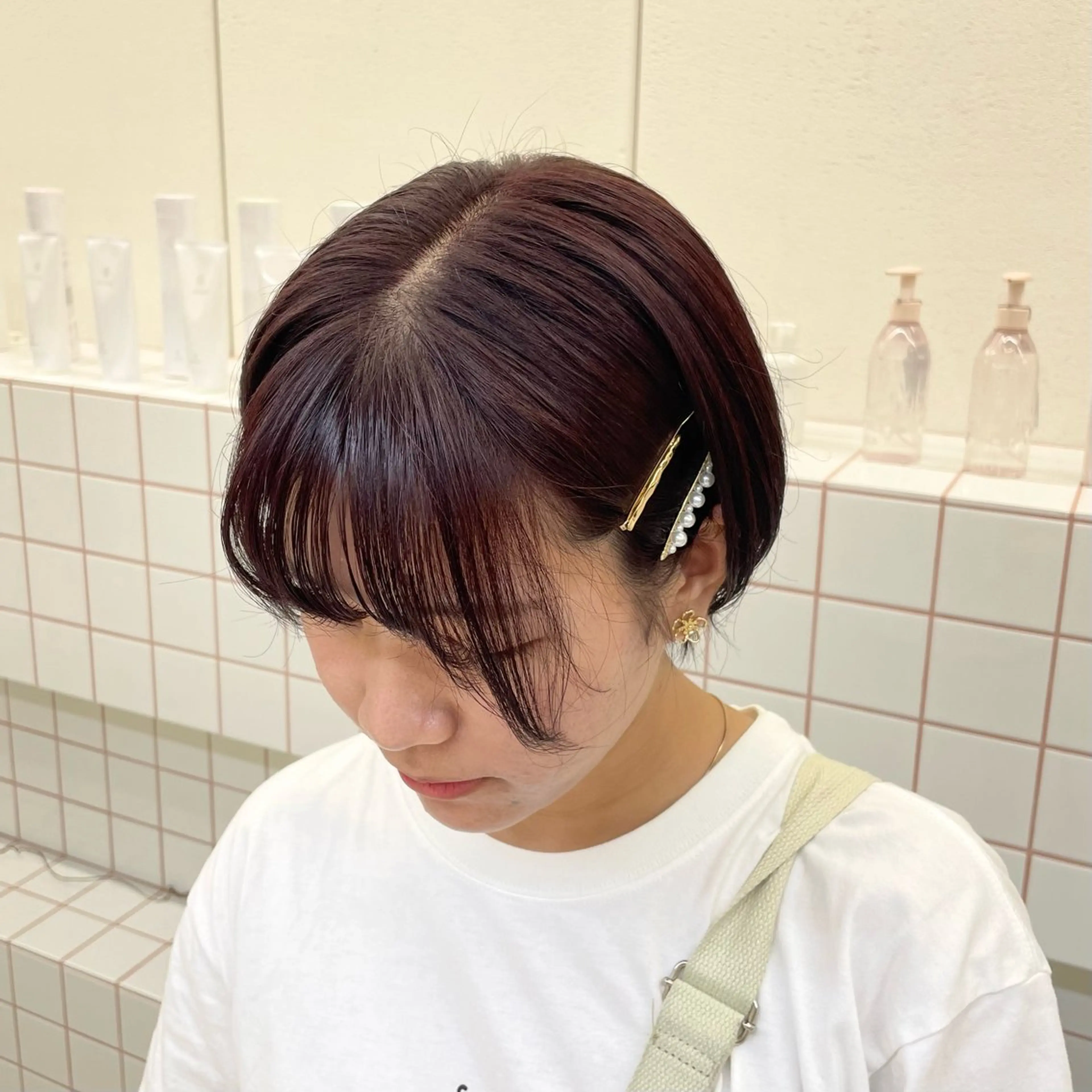 カラー ヘアカラー トリートメント 🪷花屋併設🪷 山下悠月のヘアスタイル