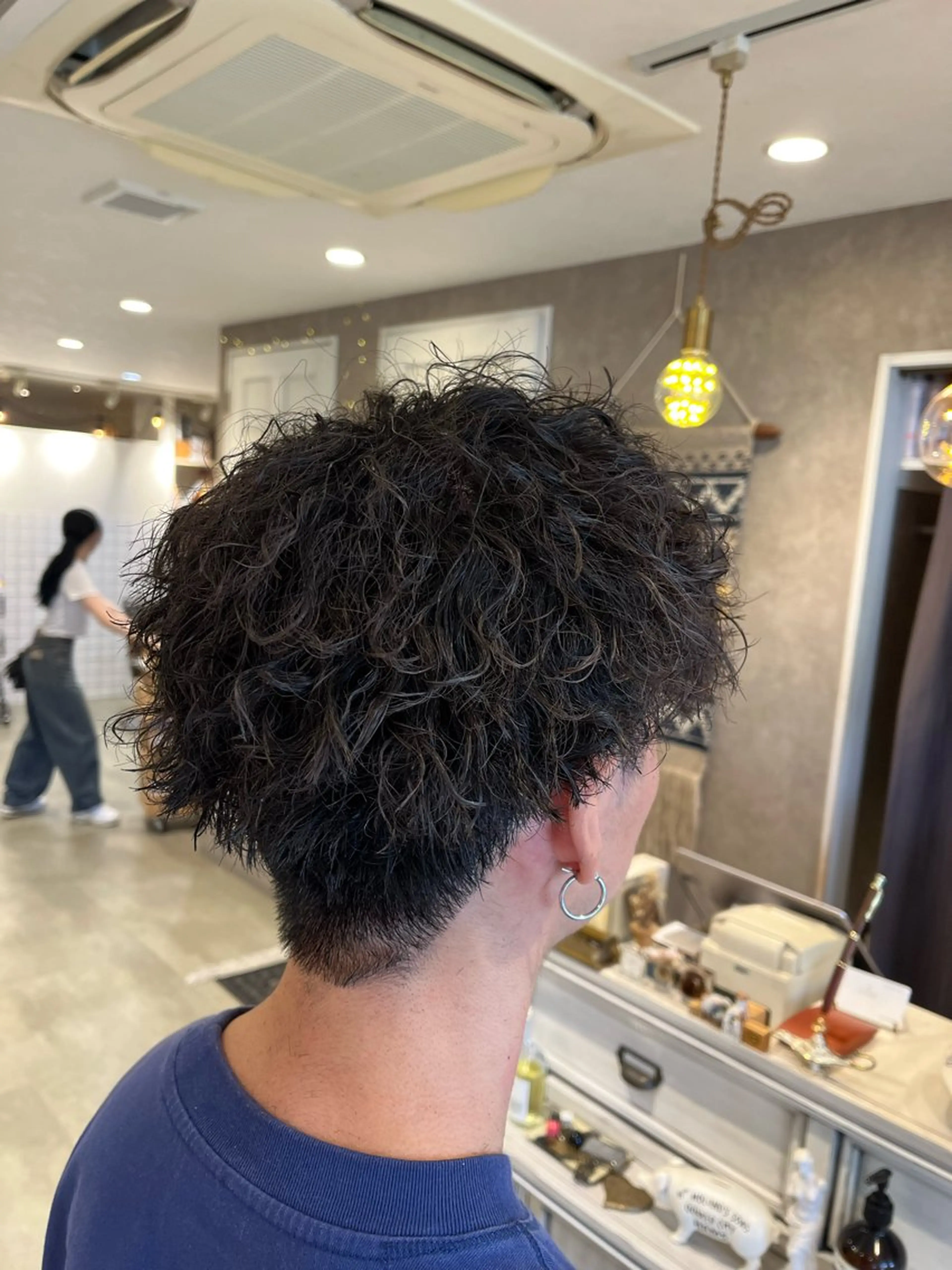 パーマ メンズ カット パーマ Lamp所属・🌀メンズパーマ🌀 🐏丸山祐宇🐏のヘアスタイル