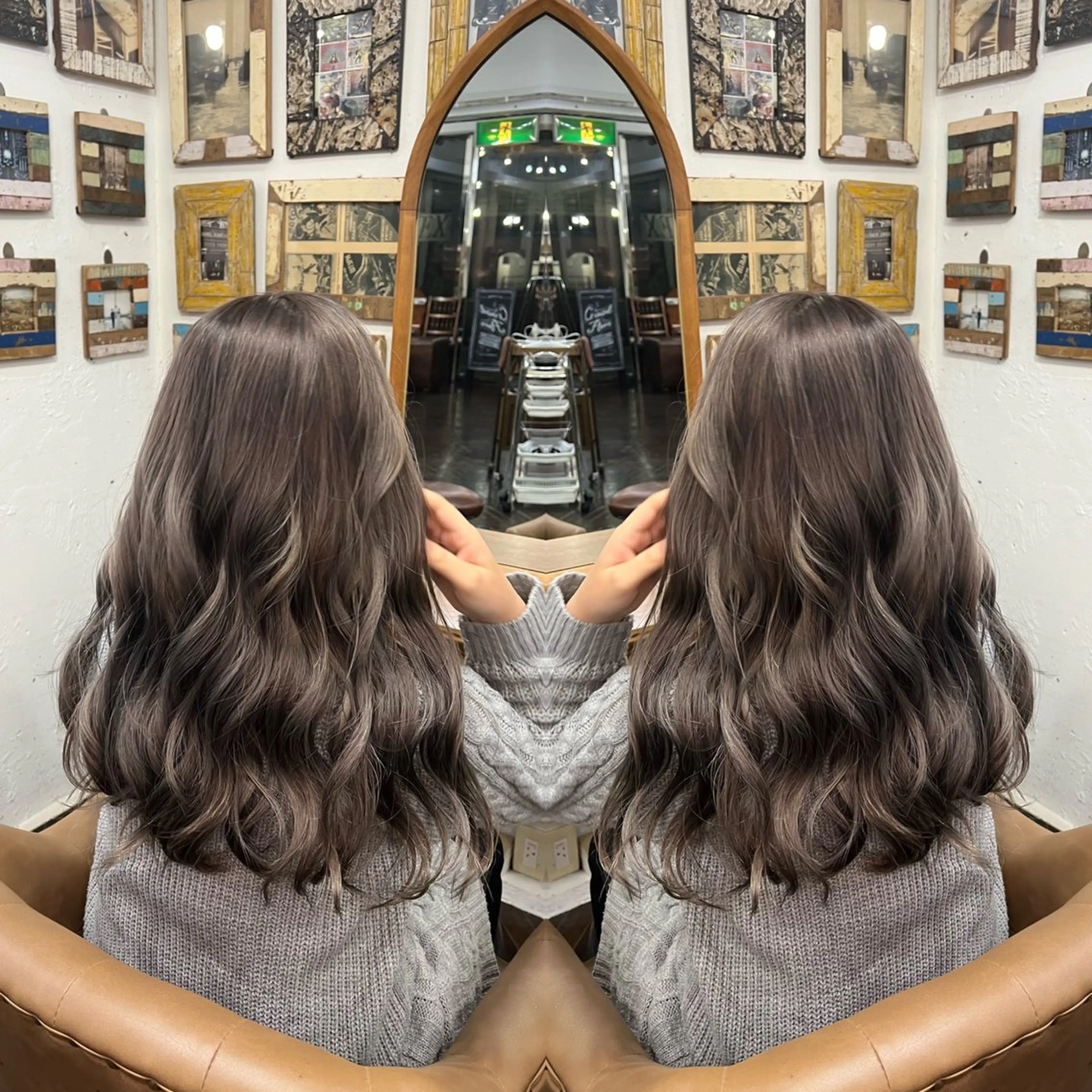 ロング カラー レイヤー/ボブ/ ミニボブ/AOIのヘアスタイル