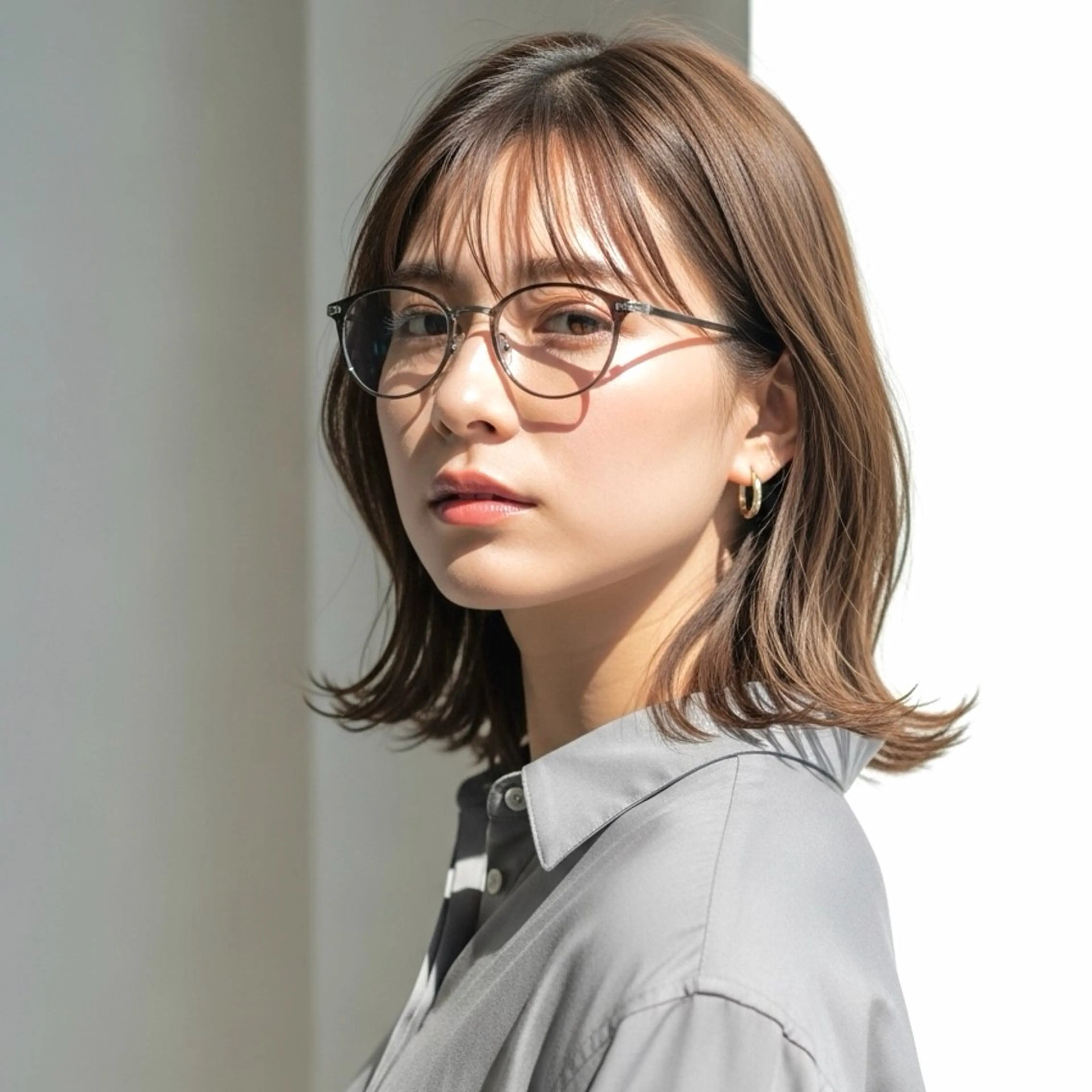 ミディアム カラー パーマ ヘアアレンジ La Pace 【ラパーチェ】のヘアスタイル