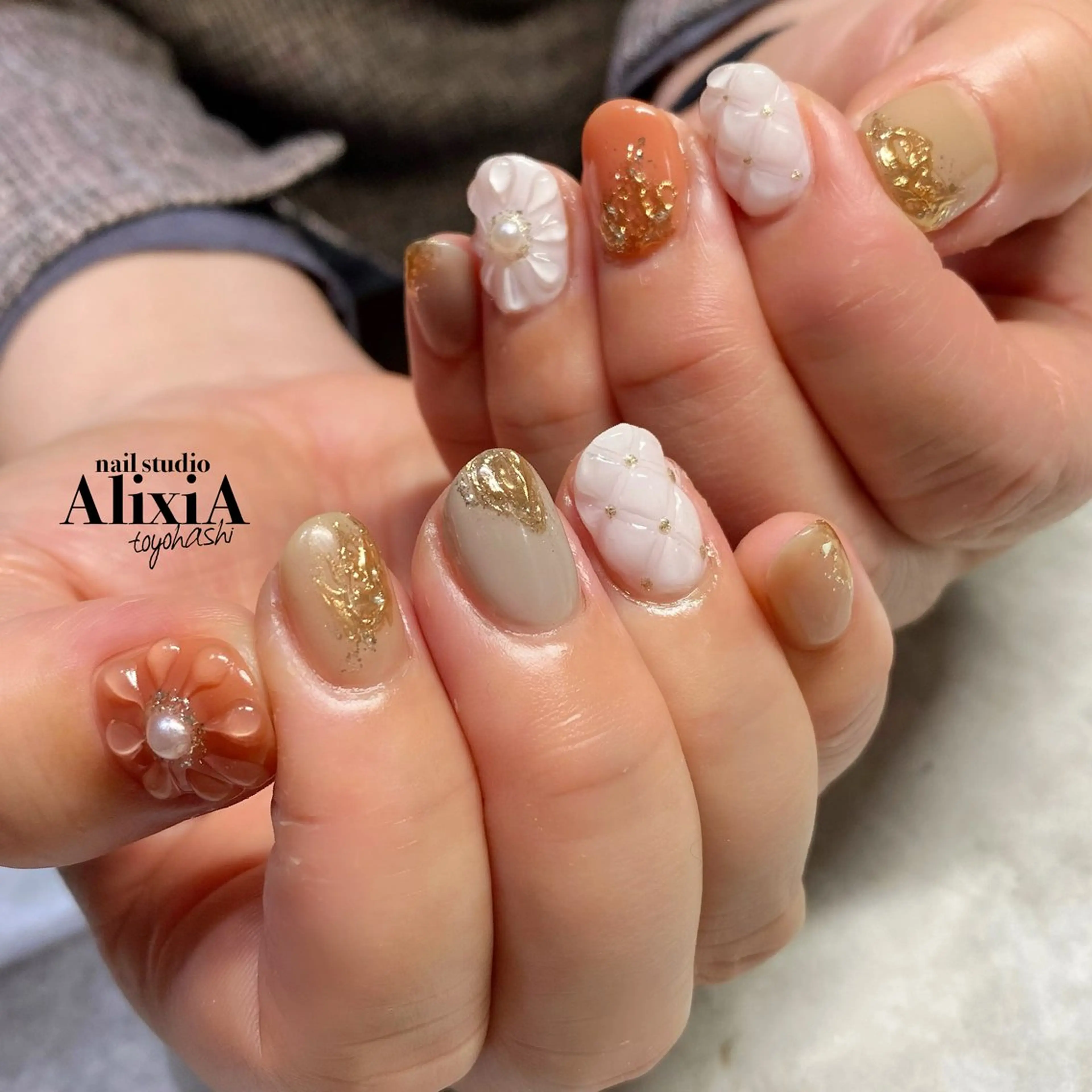 ネイル ハンドネイル AlixiA   nail studio所属・AlixiA ゆみのネイルデザイン