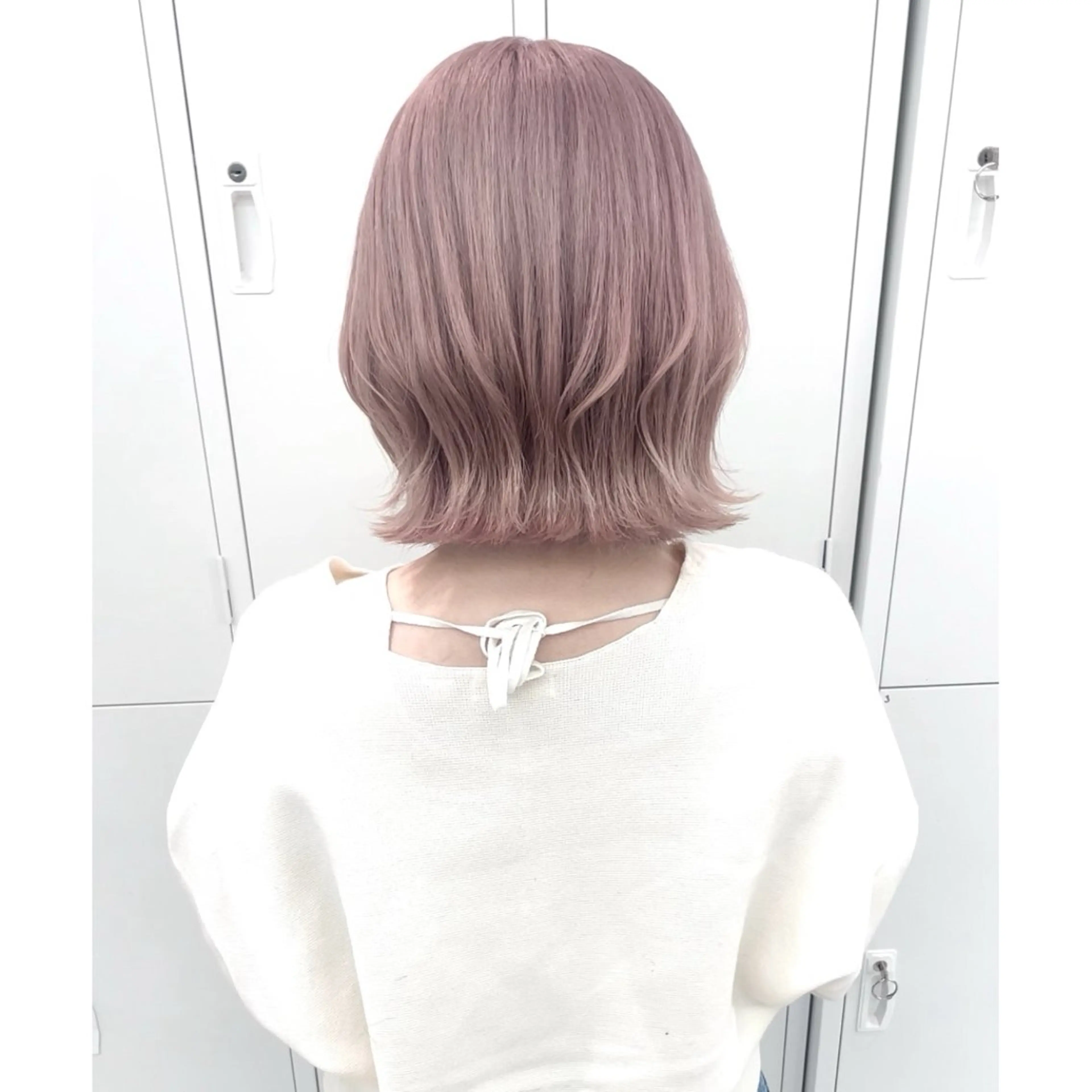 ショート カラー ヘアカラー トリートメント 奥山義進/ハイトーン /バレイヤージュのヘアスタイル
