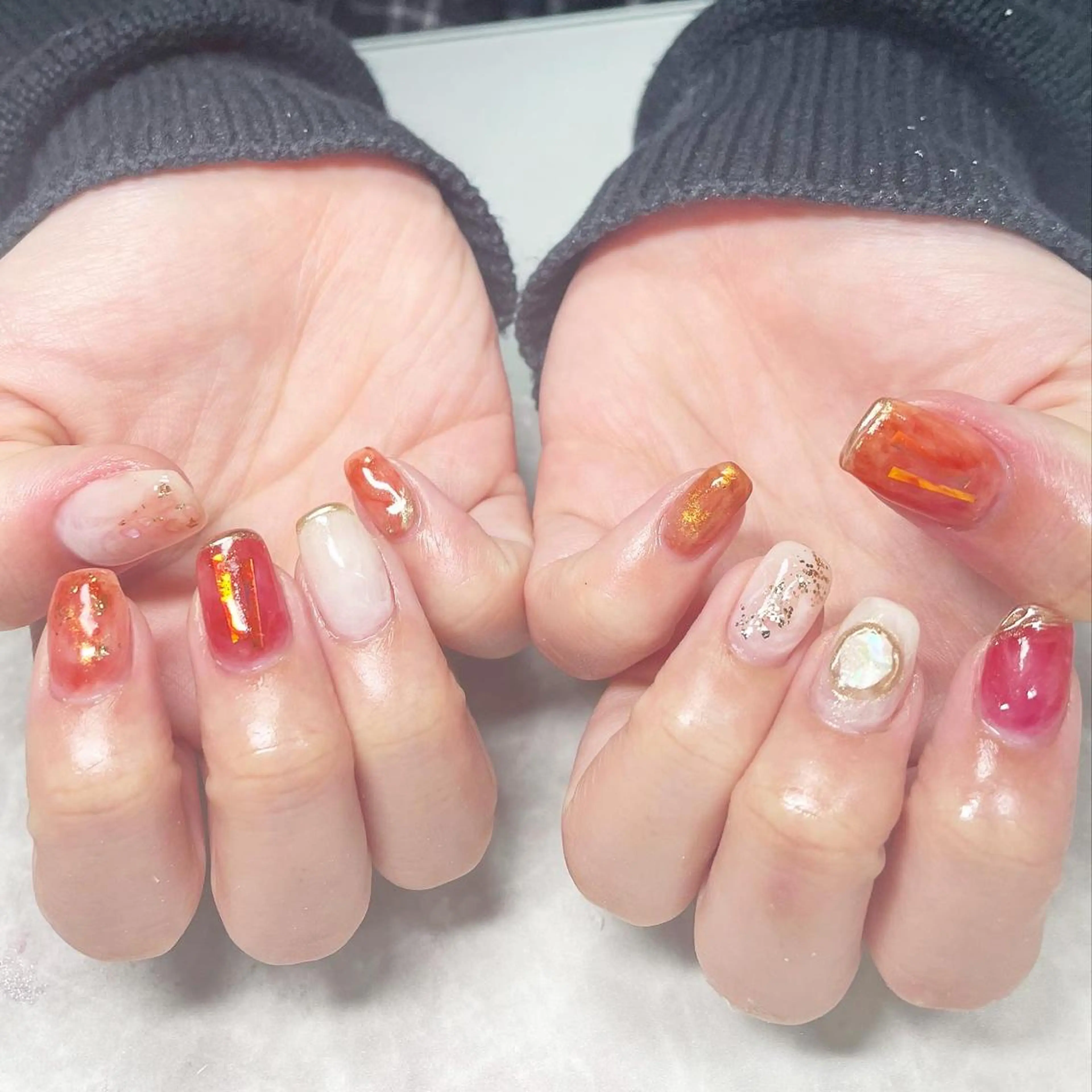 ネイル 加瀬 アンジェリーのネイルデザイン