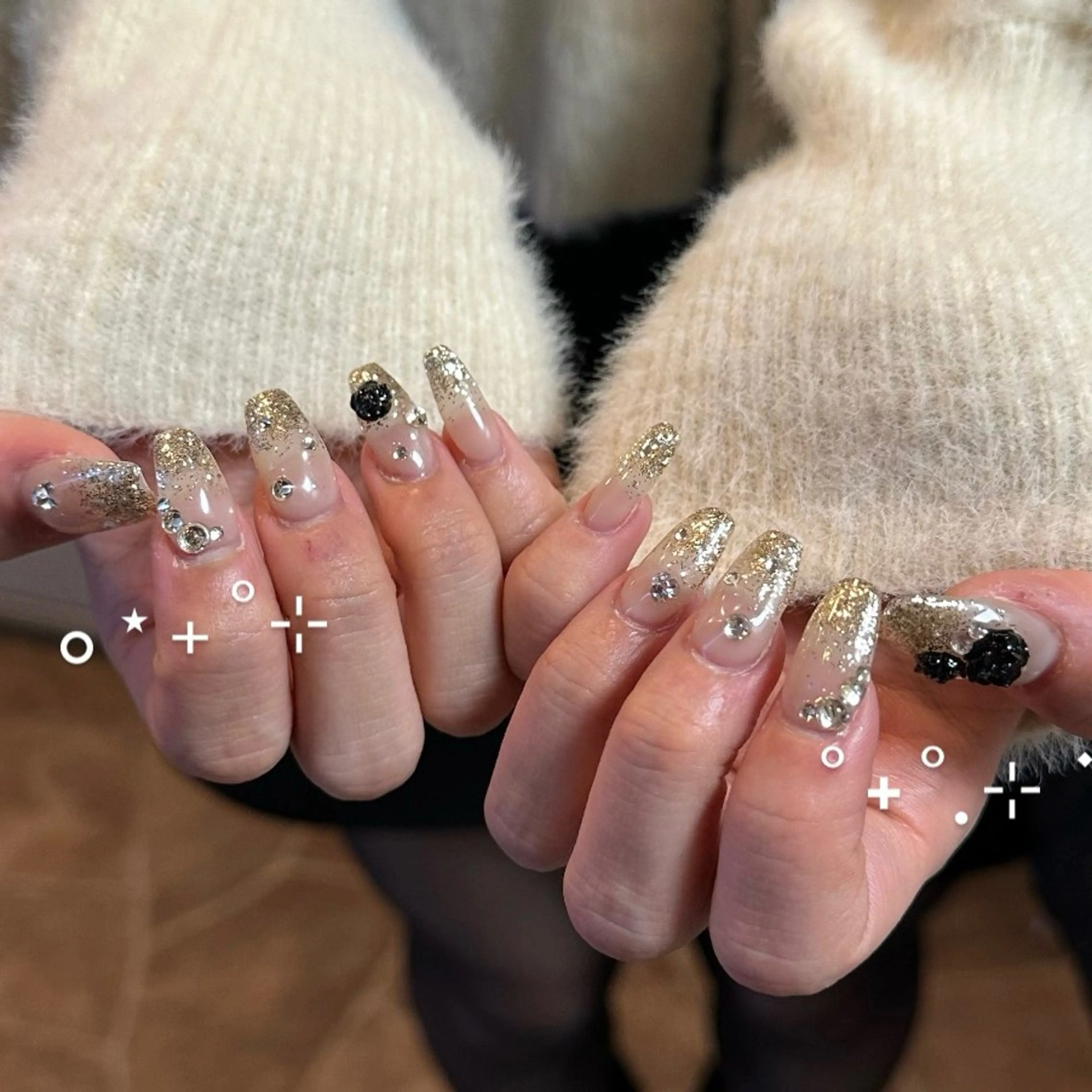 ネイル ラメ(グリッター) ラメグラデーション ハンドネイル WOLTOKYO yunaのネイルデザイン