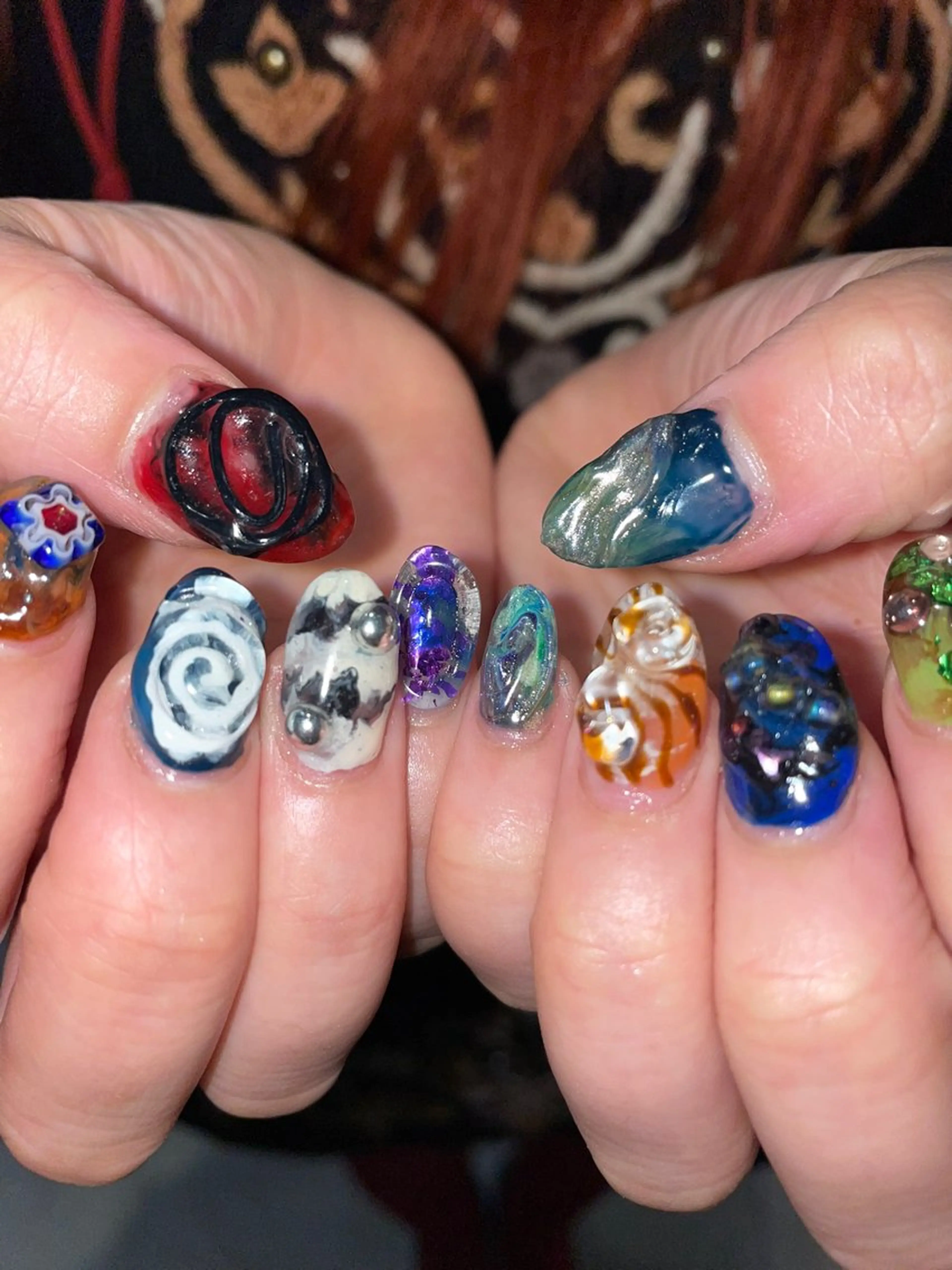 ネイル ハンドネイル hair&nail ☯️アイリ☯️のネイルデザイン