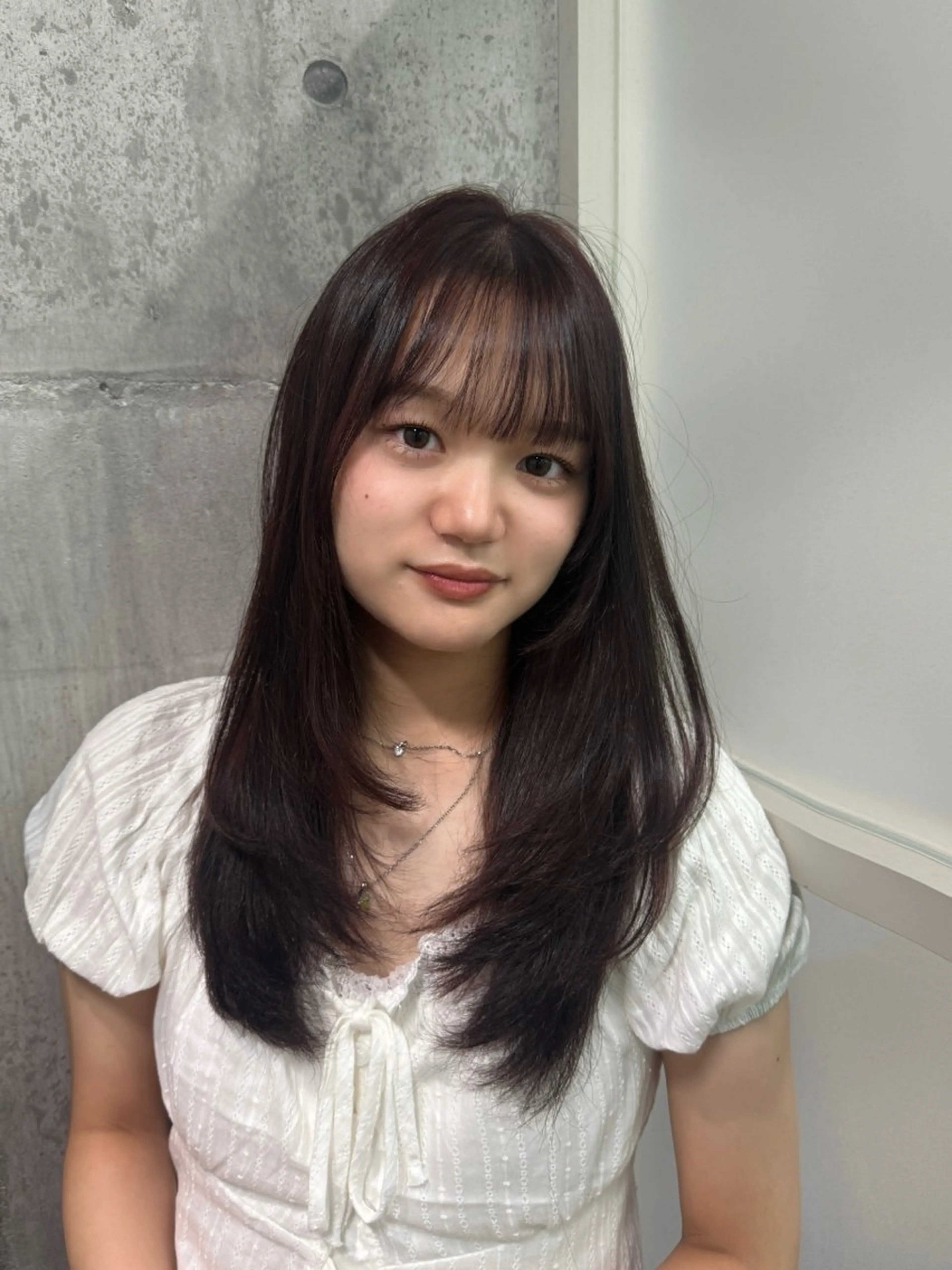ロング カット ヘアカラー トリートメント ayano /レイヤー/暖色のヘアスタイル
