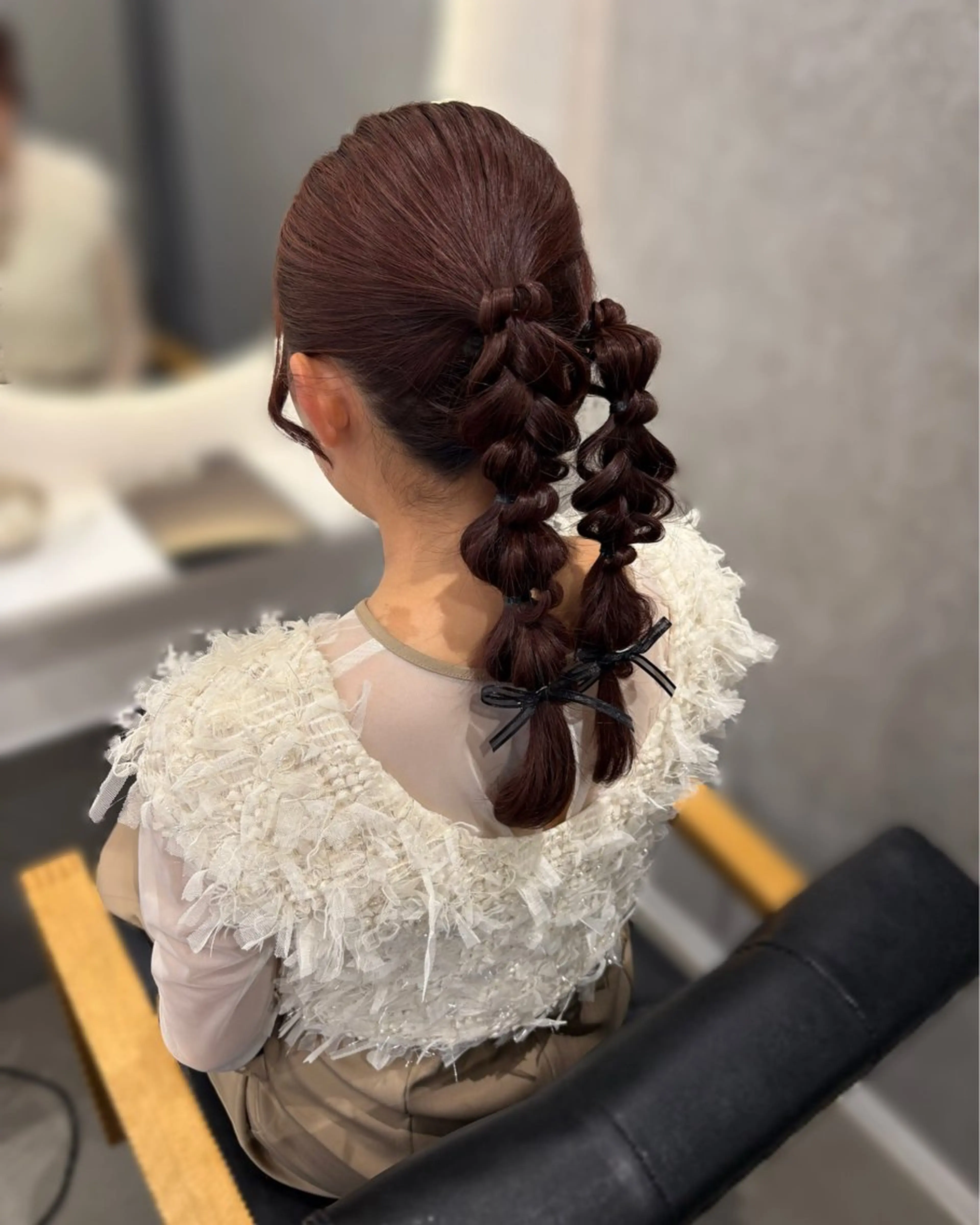 セミロング ヘアセット 髪質改善 Aimer 北千住店所属・akari/柔らか カラー/ヘアセット✦のヘアスタイル