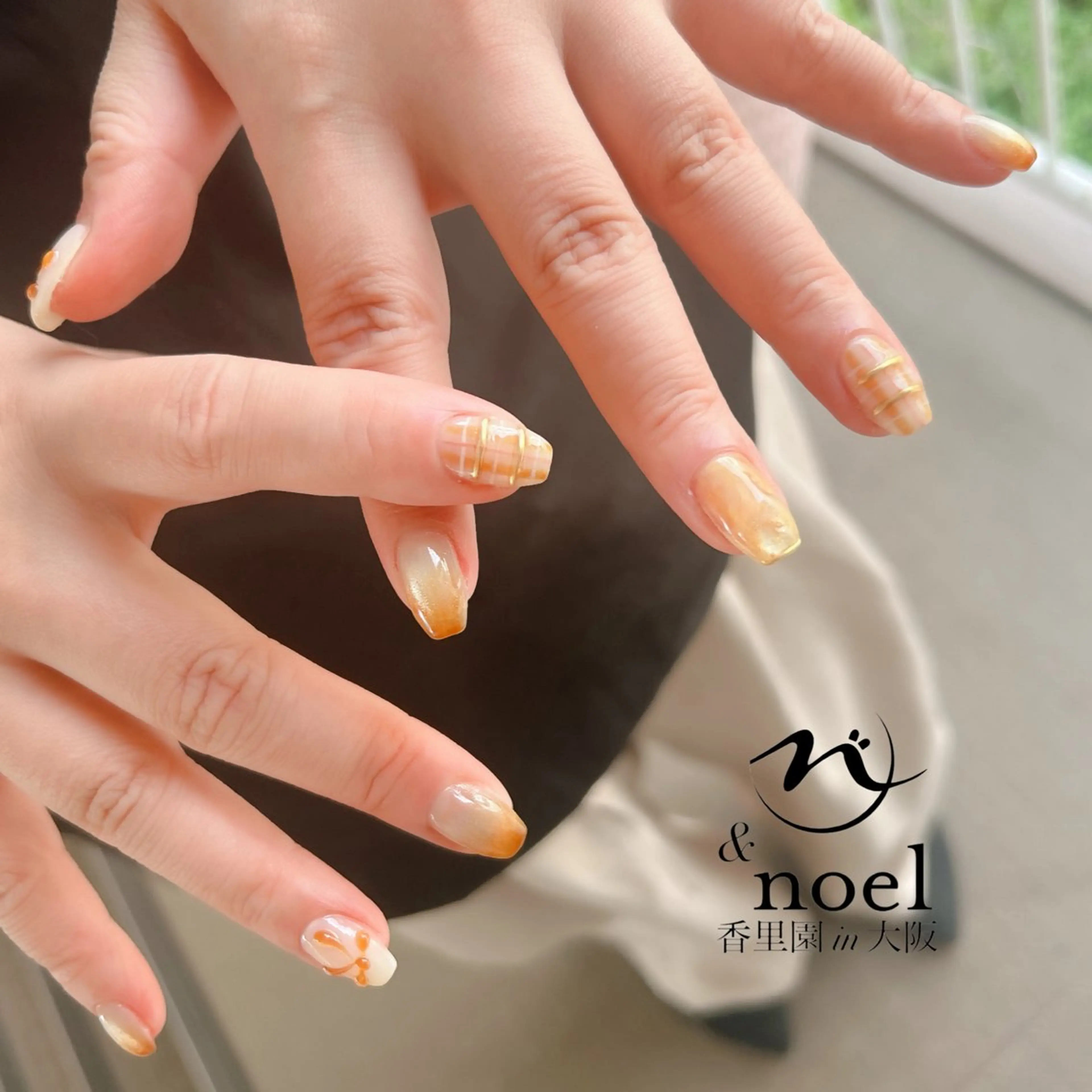 ネイル ハンドネイル Nailsalon &Noel所属・もも 🍑のネイルデザイン