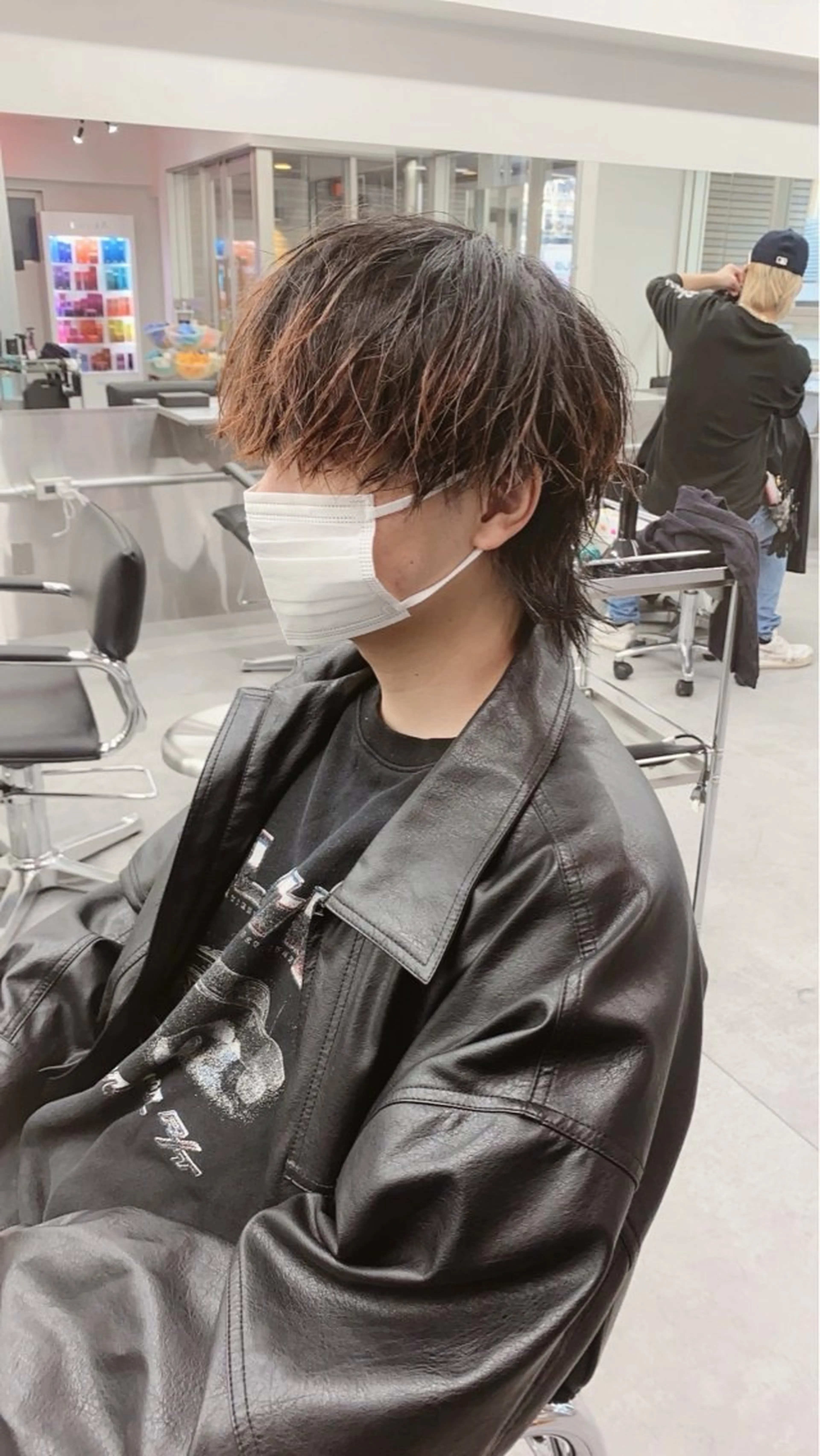 メンズ カット ニュアンス/フェザー /ウルフ/伶馬のヘアスタイル