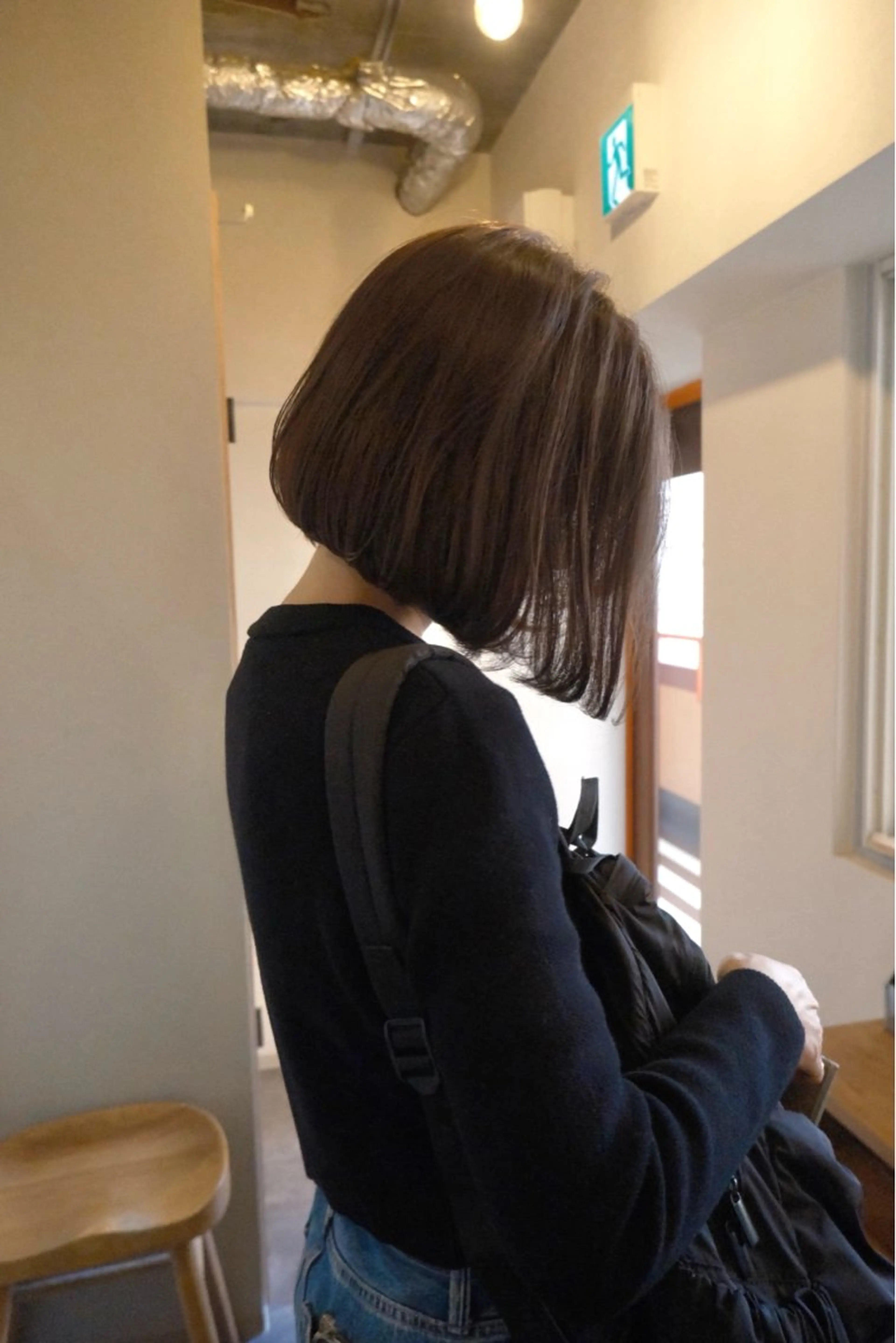 ショート カラー カット ヘアカラー トリートメント ヘアセット ハルカ/透け感カラー /顔周りレイヤーのヘアスタイル