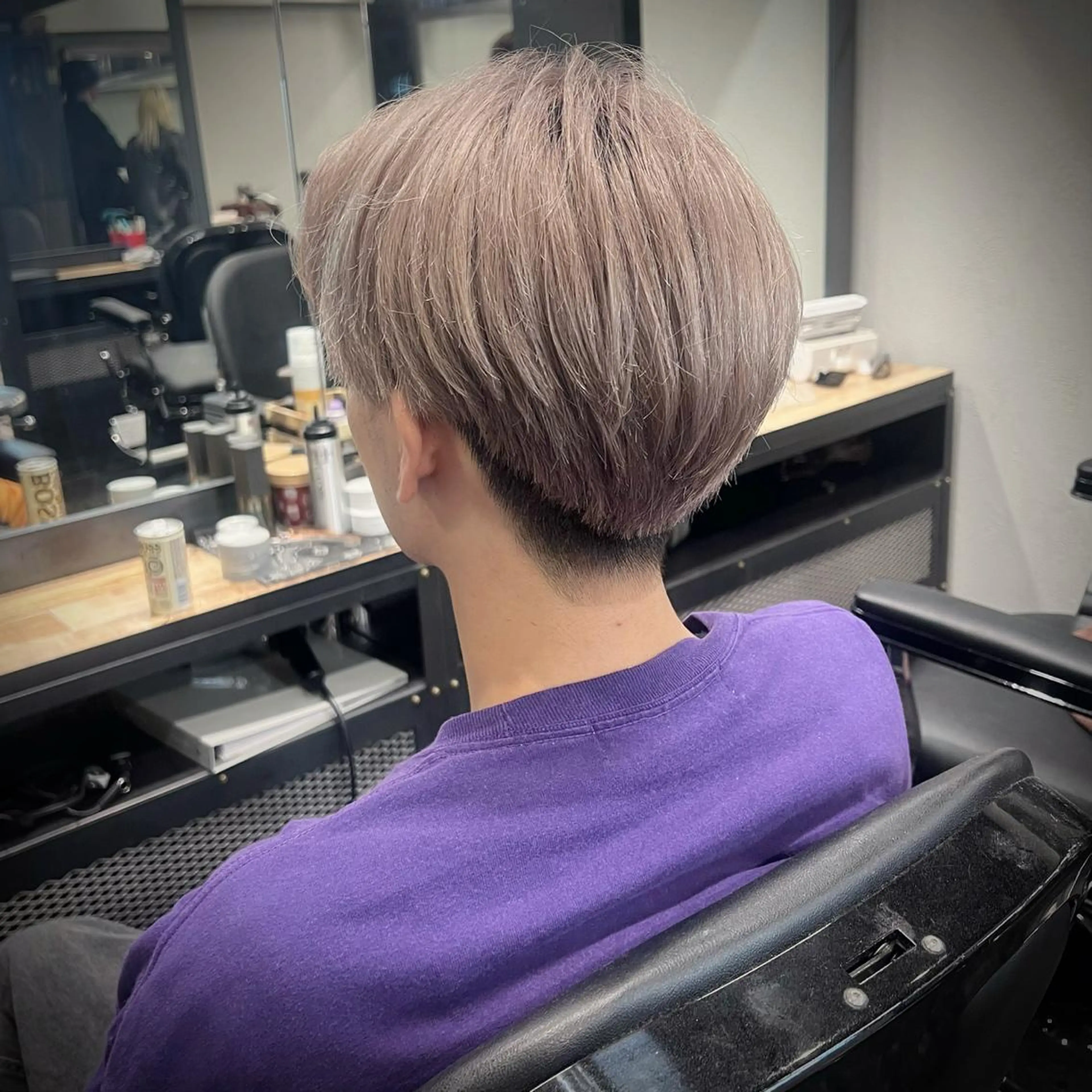 メンズ カット ヘアカラー トリートメント メンズ特化/パーマ/ ハイライト/竜成のヘアスタイル