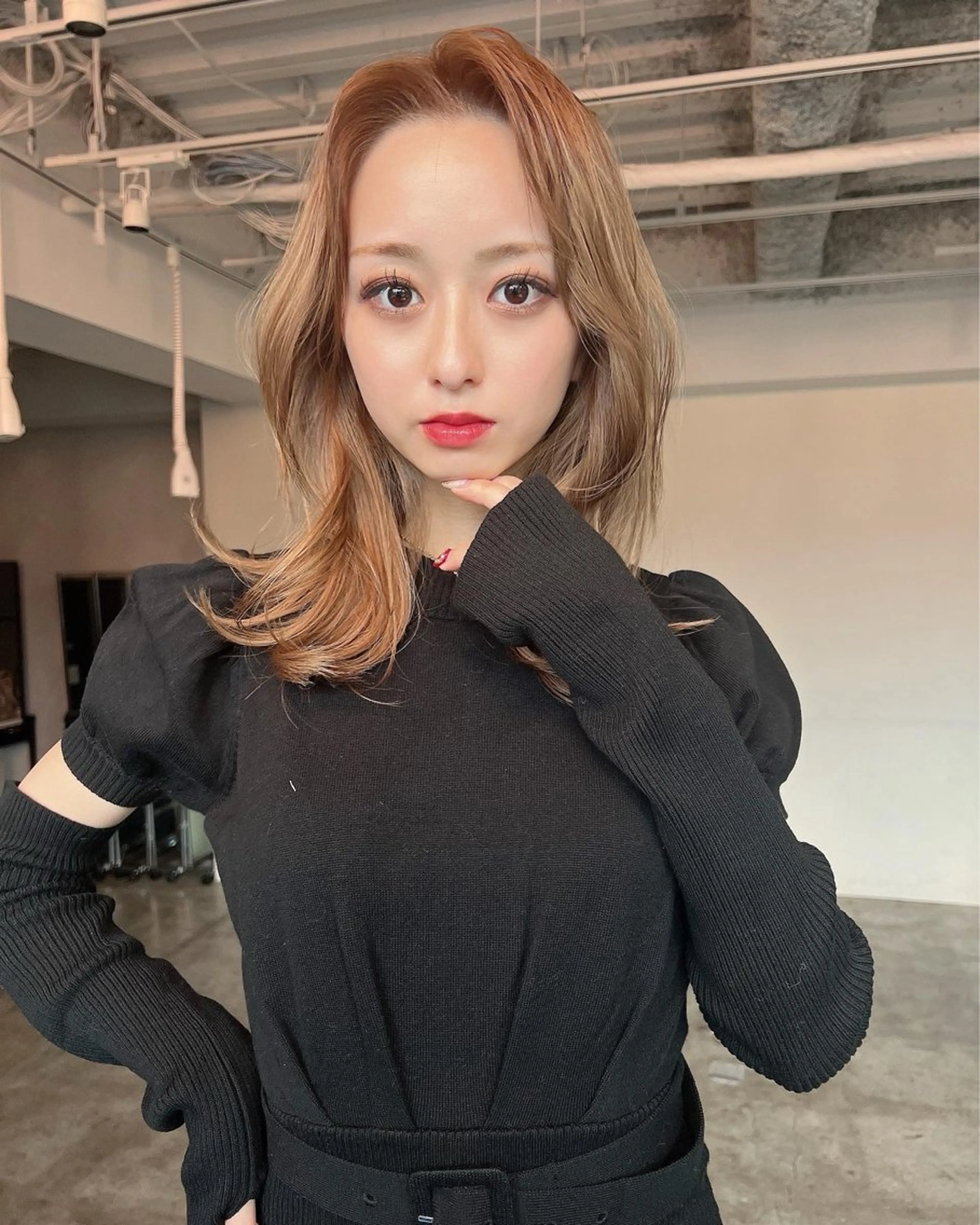 ミディアム 銀座/韓国/ワンホン 🤍艶髪🖤nahoのヘアスタイル