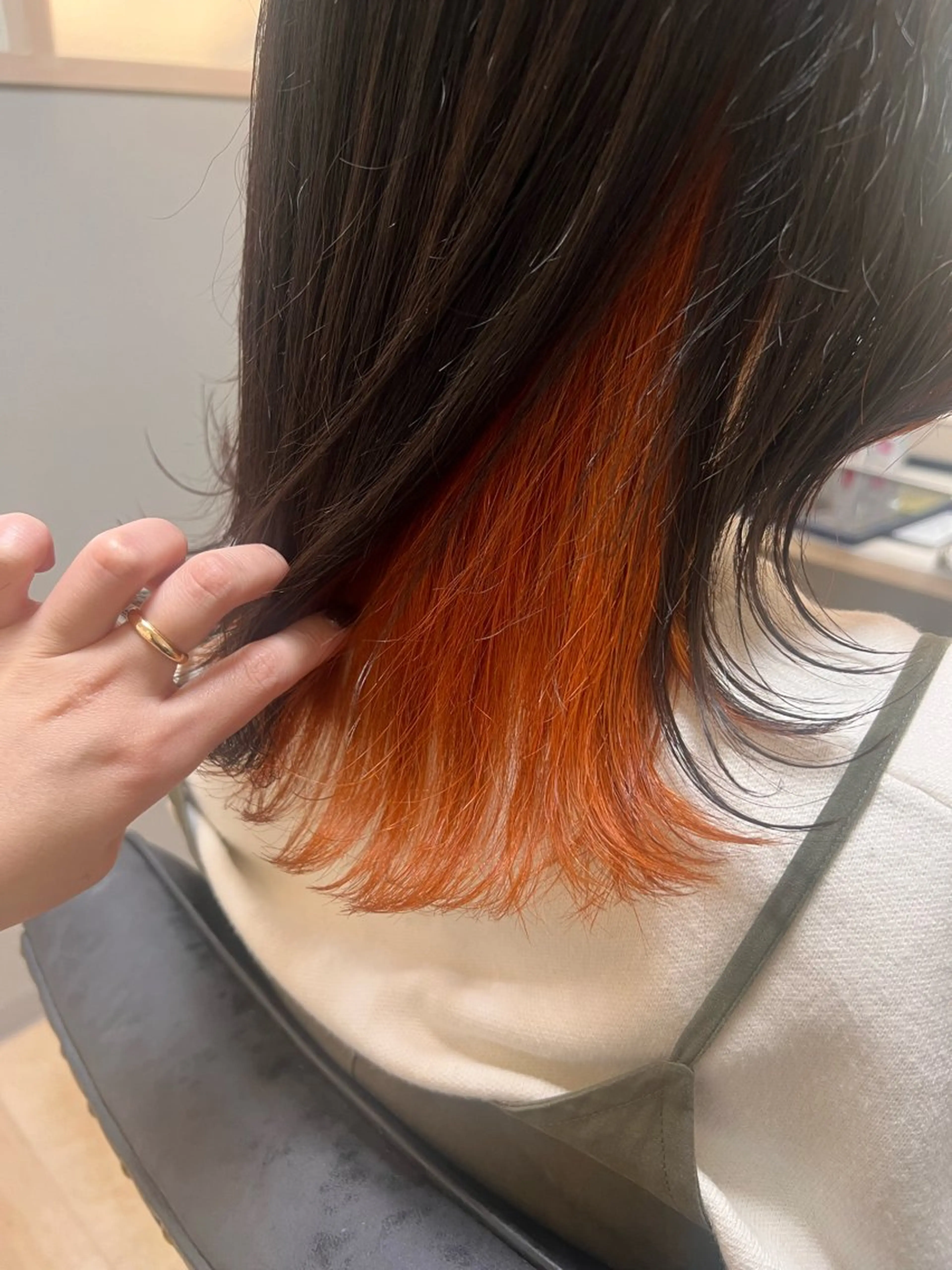 【(火)(土)(日)19時～限定】ブリーチ込みのインナーカラーモデル🎀の写真