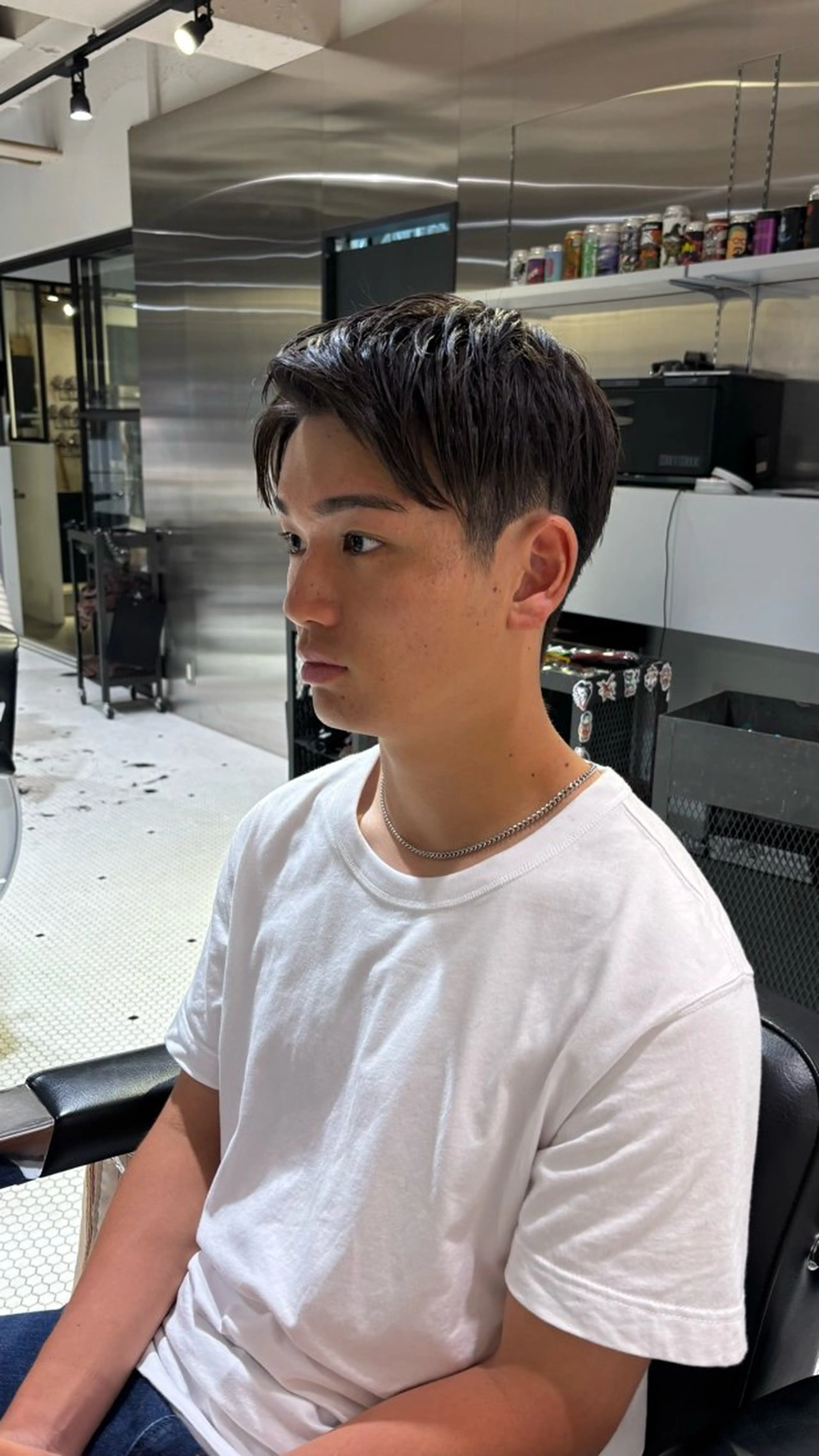 メンズ 菅生 あんなのヘアスタイル