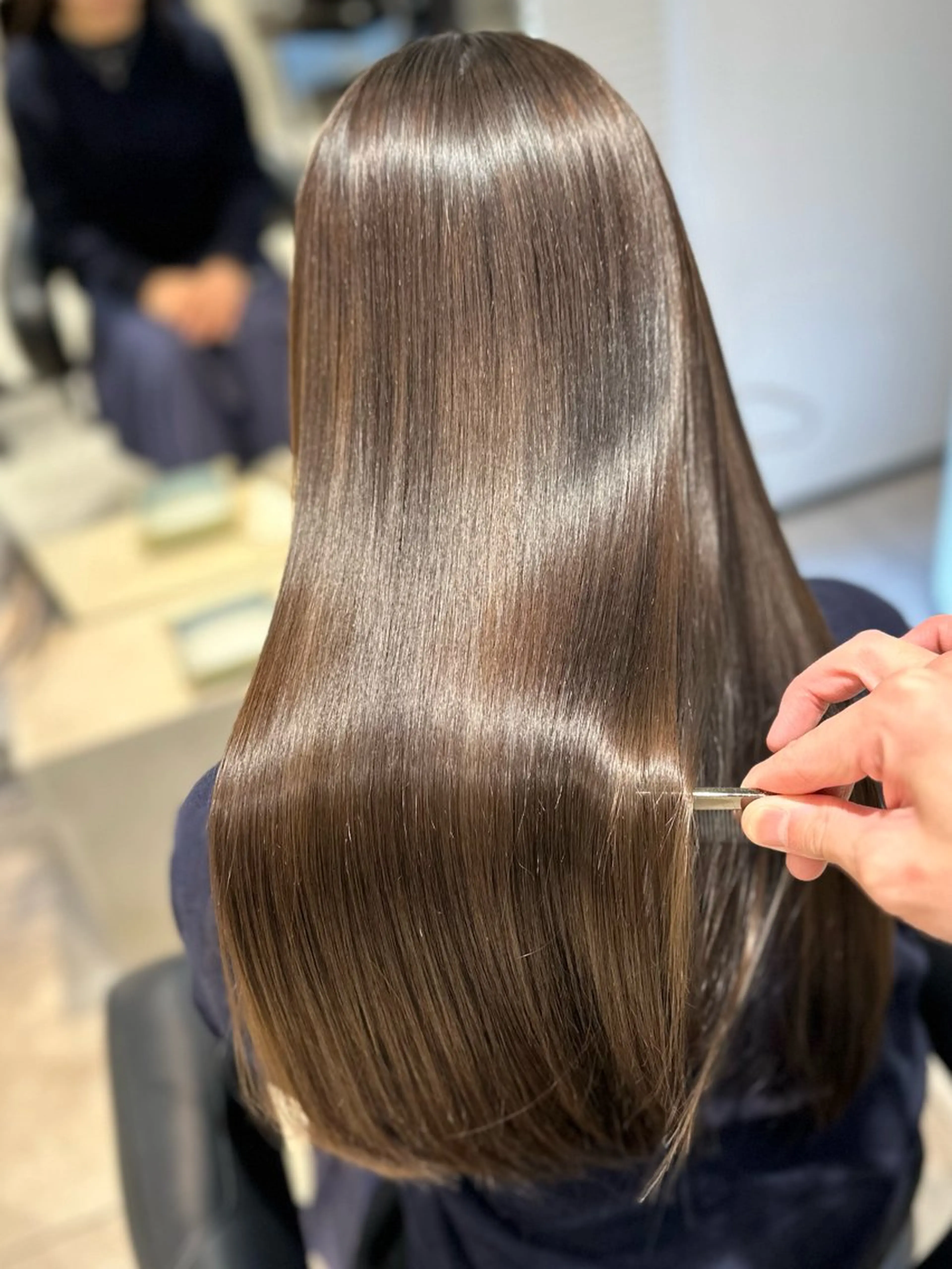 ロング パーマ 縮毛矯正 トリートメント 艶髪🫧美髪特化 関口太郎のヘアスタイル