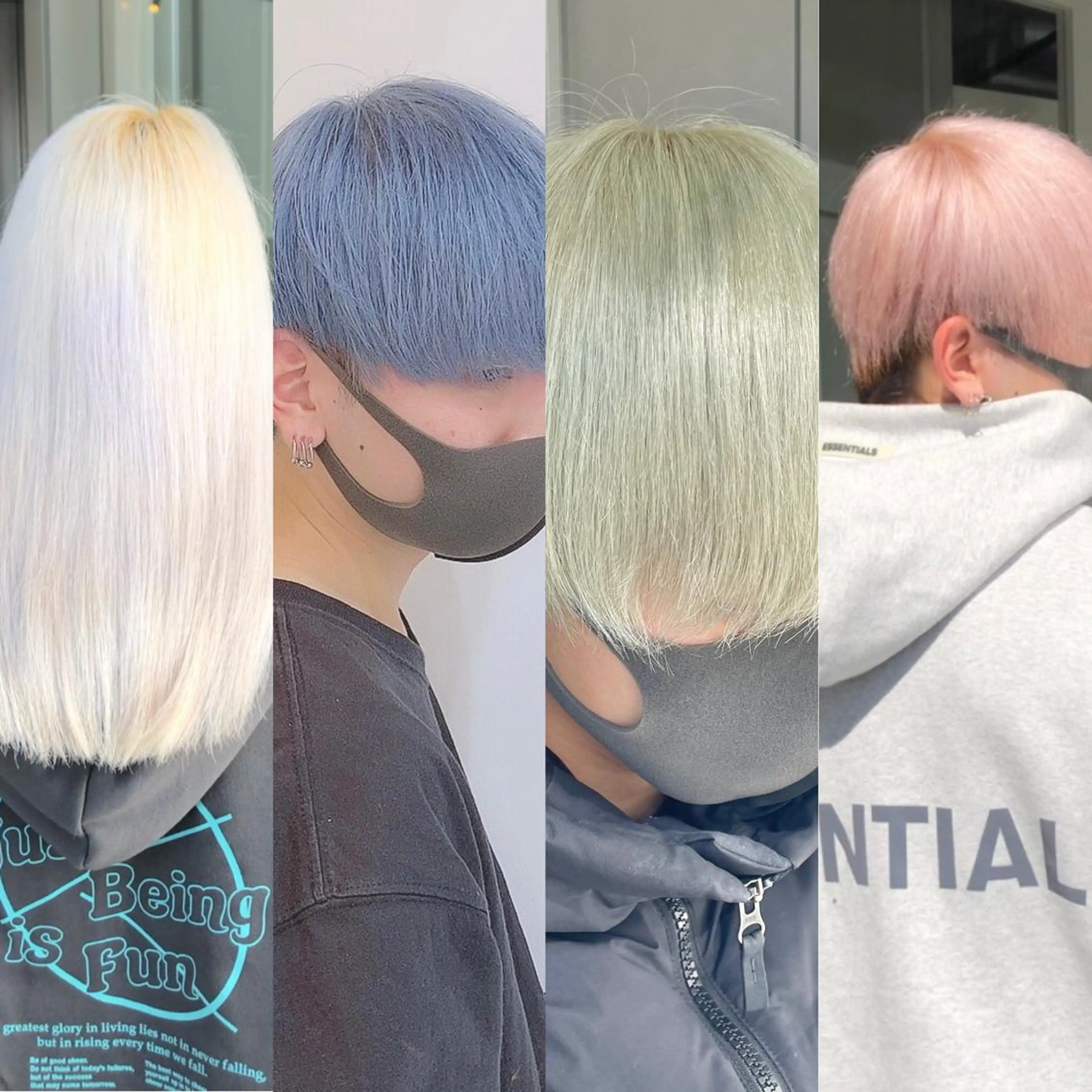 ミディアム 艶髪レイヤー/ ハイトーンKeitaのヘアスタイル