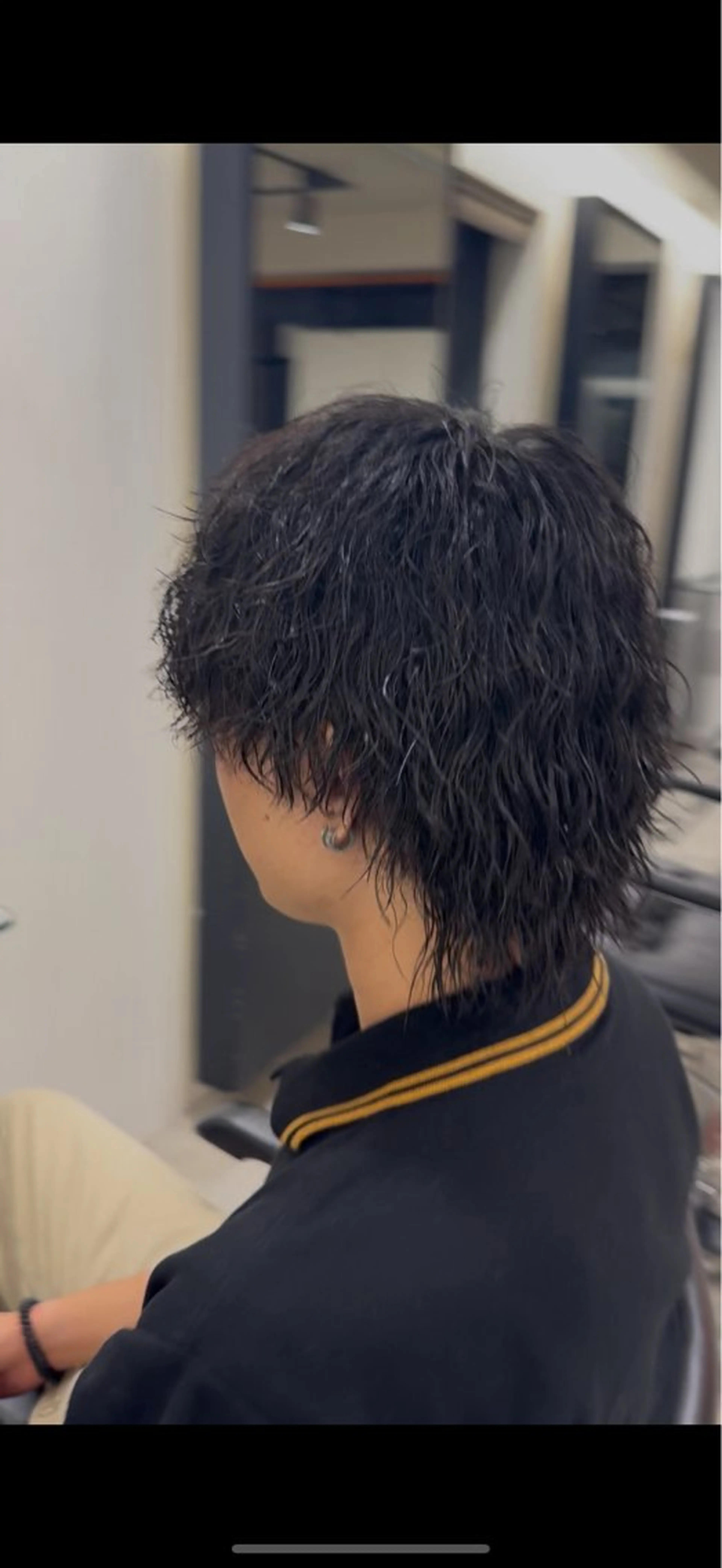 パーマ メンズ メンズパーマ ツイストスパイラルパーマ スパイラルパーマ カット パーマ トリートメント ヘアセット 新谷 來のヘアスタイル