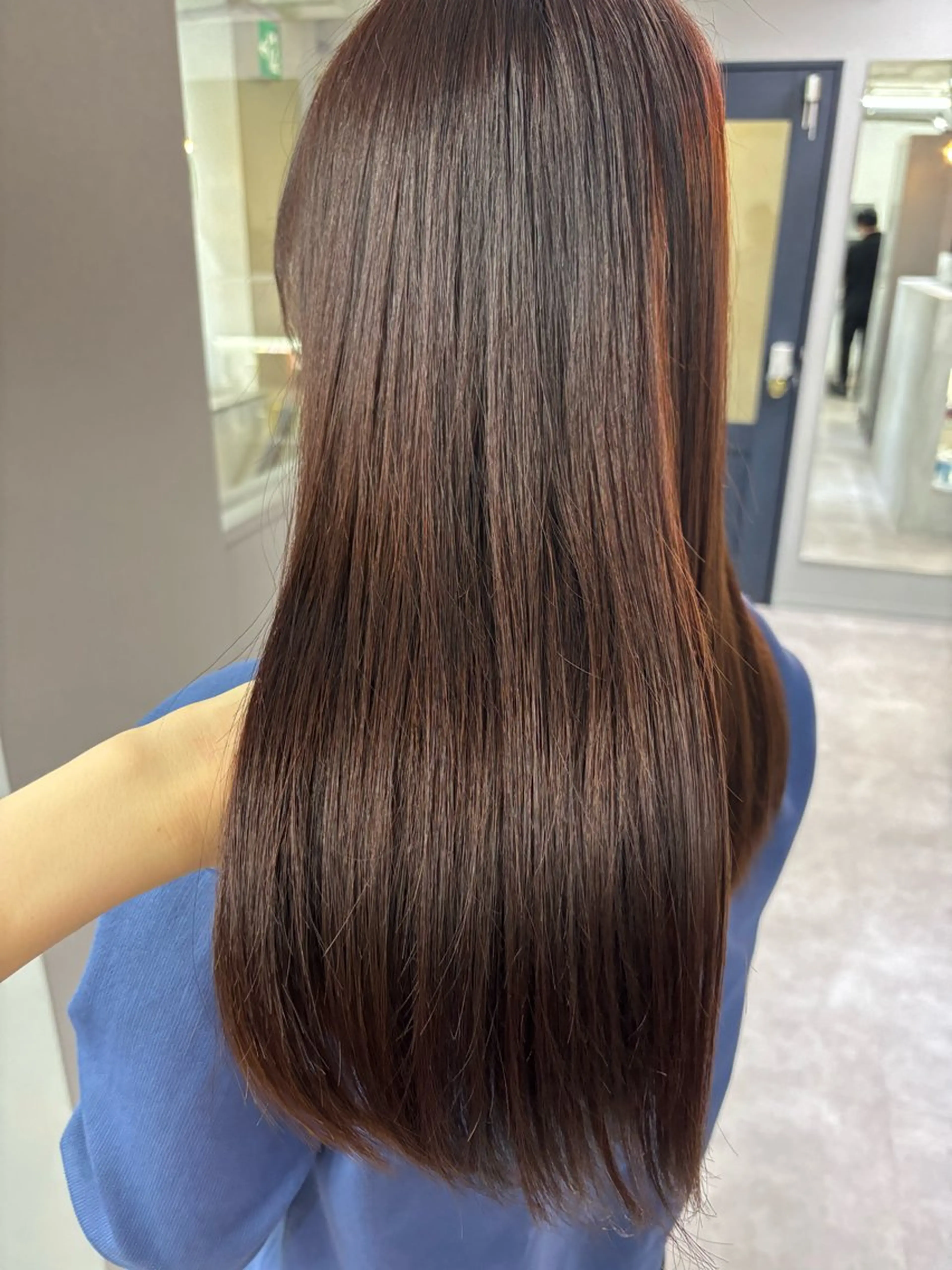 ロング カラー トリートメント きよはらちさき🍑 柔らかカラー🌱🫧のヘアスタイル