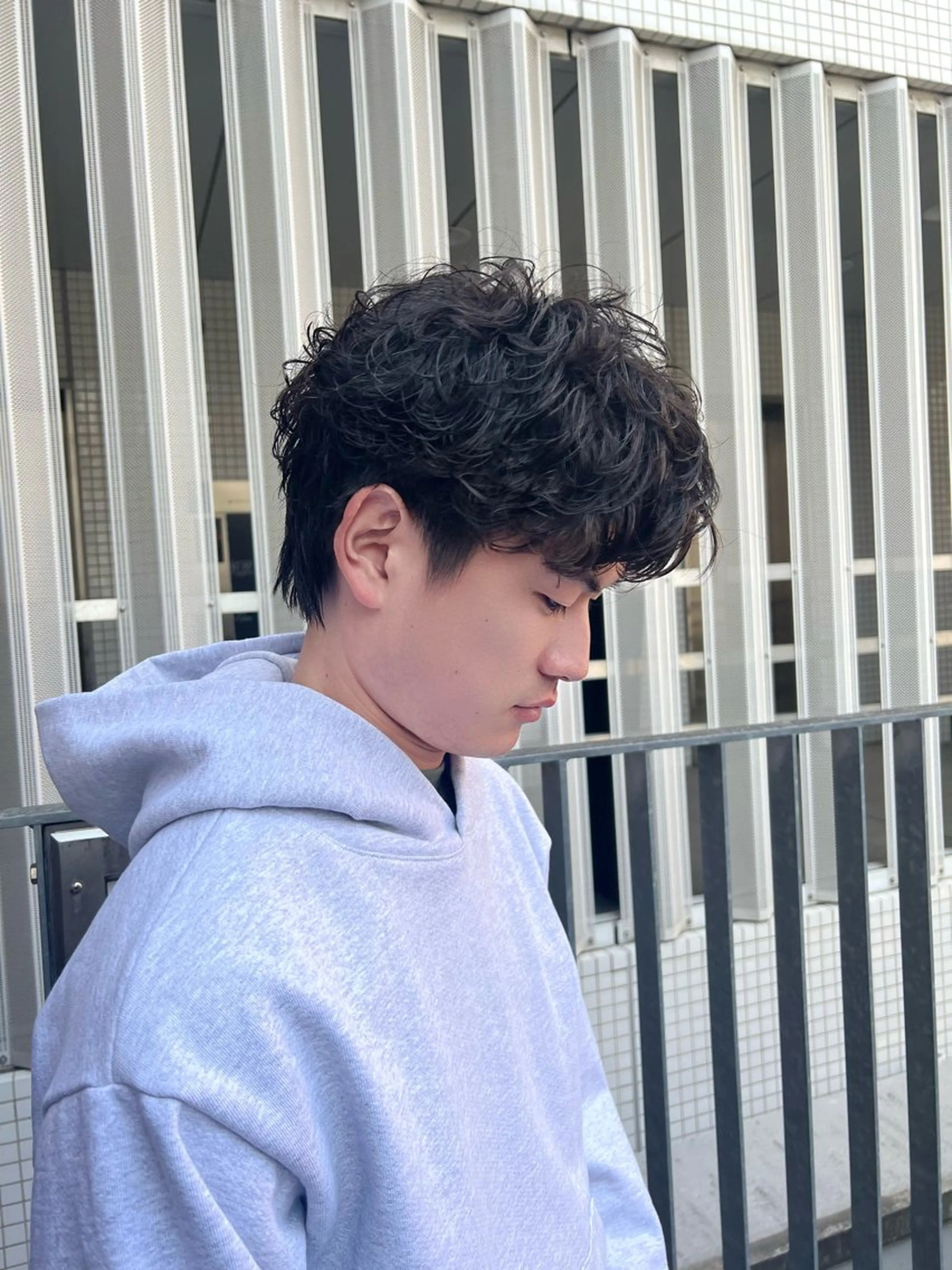 パーマ メンズ 毛流れフェザー スタイル🔹竹内凌のヘアスタイル