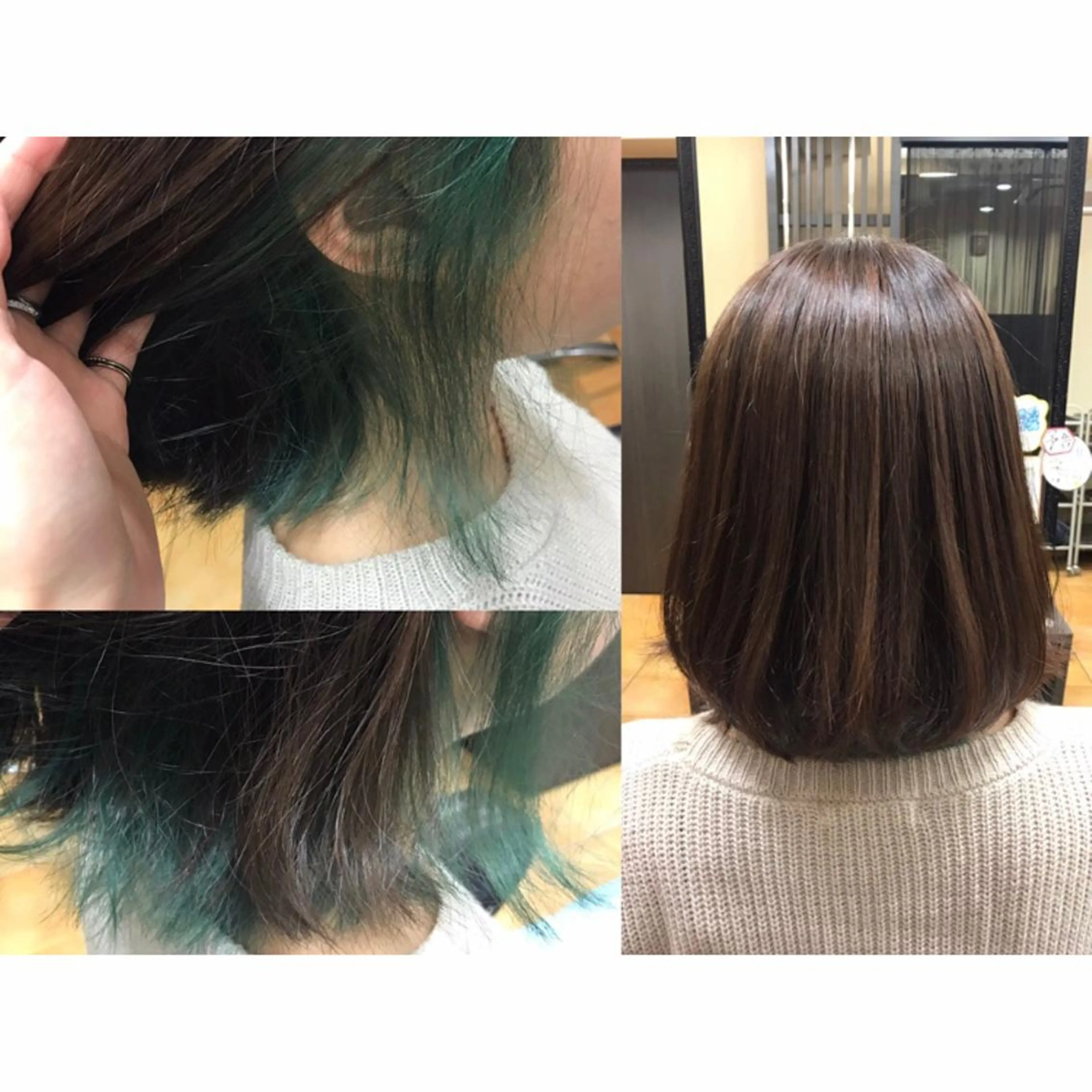 ミディアム カラー 🫧透け感⋆艶髪💎 山口アヤカのヘアスタイル