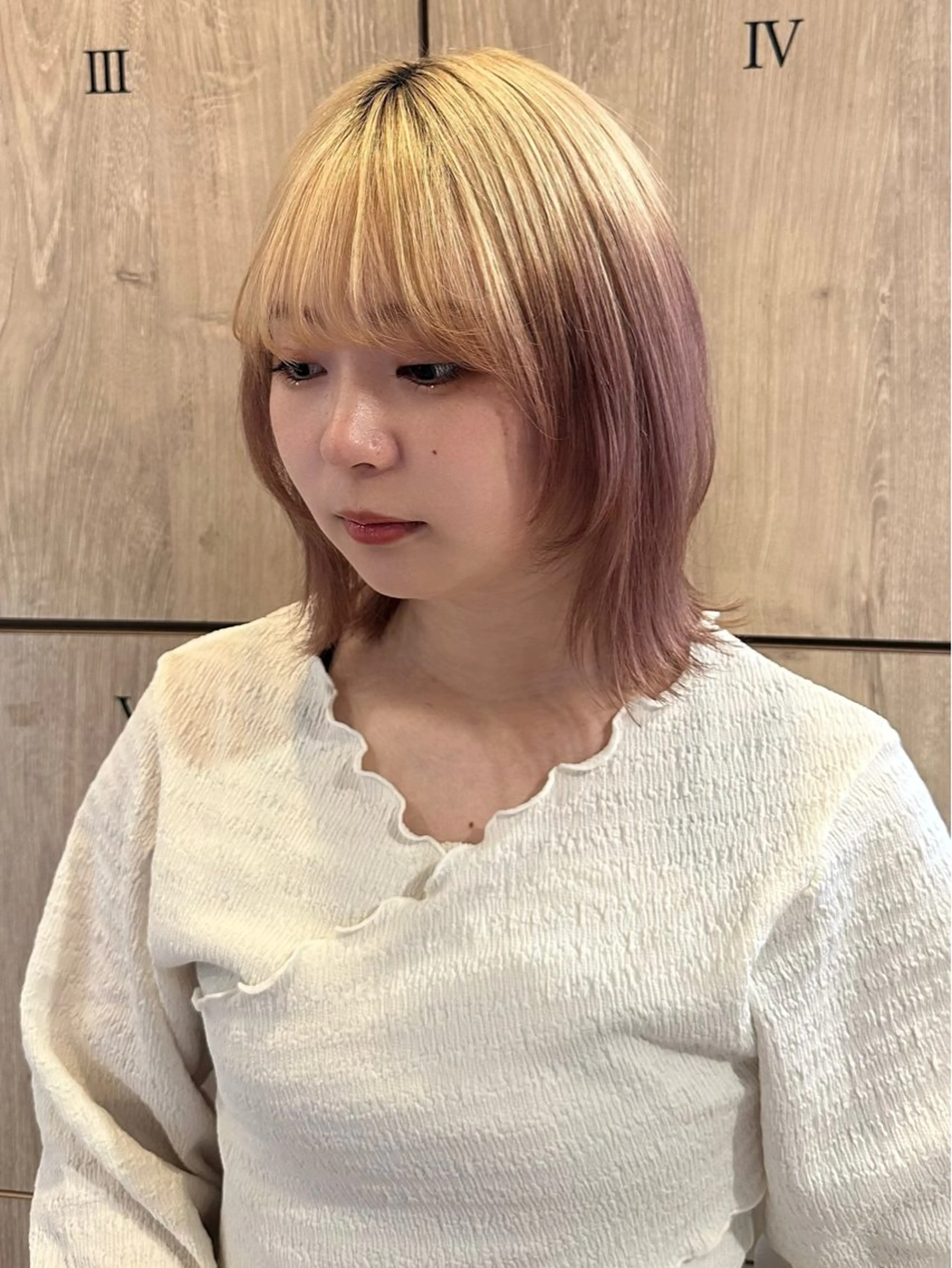 ミディアム カラー ヘアカラー トリートメント メンズ✂️カット✂️ 🌀パーマ🌀【華】のヘアスタイル