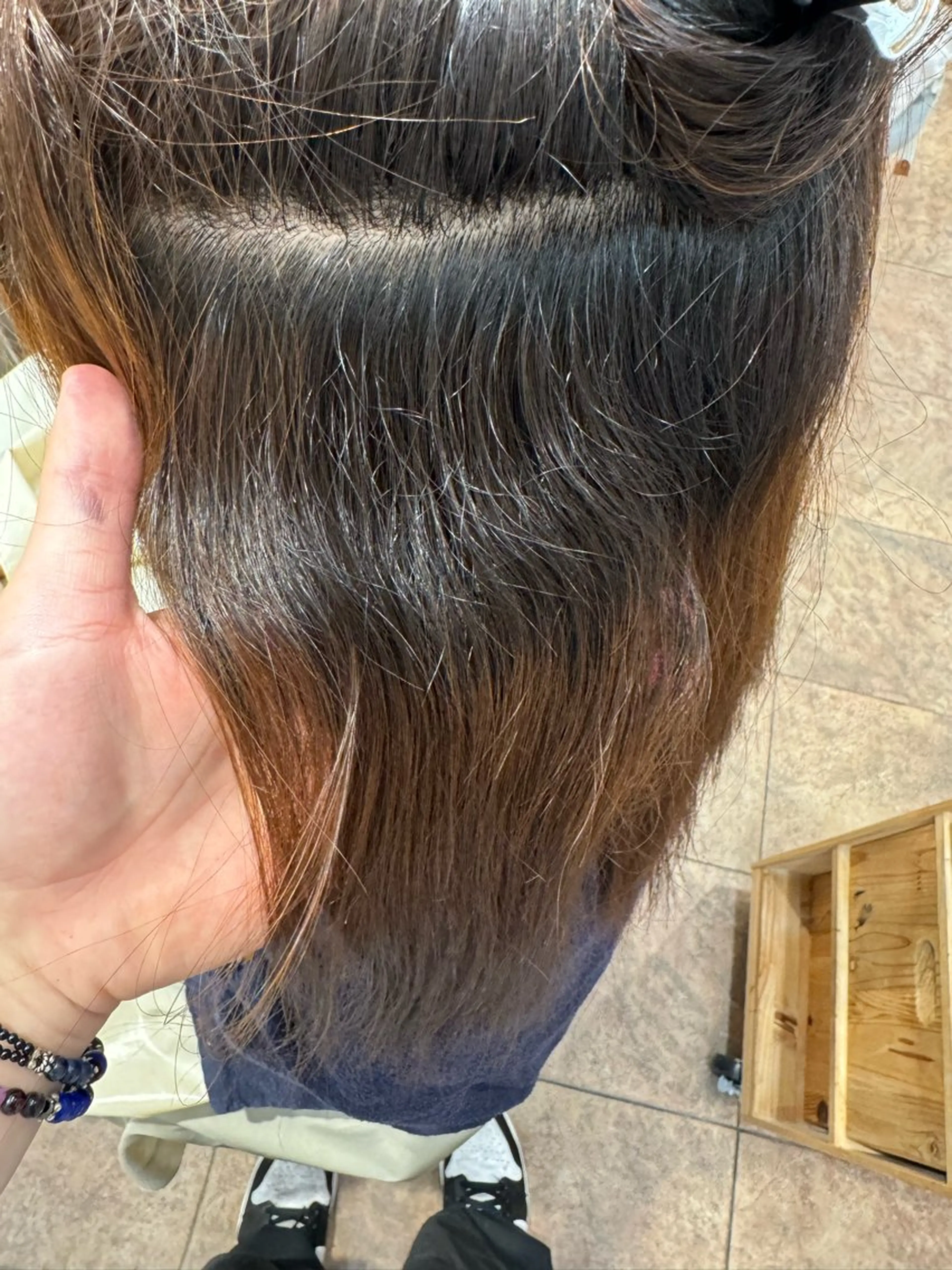 ロング 縮毛矯正 はせがわ はるとのヘアスタイル