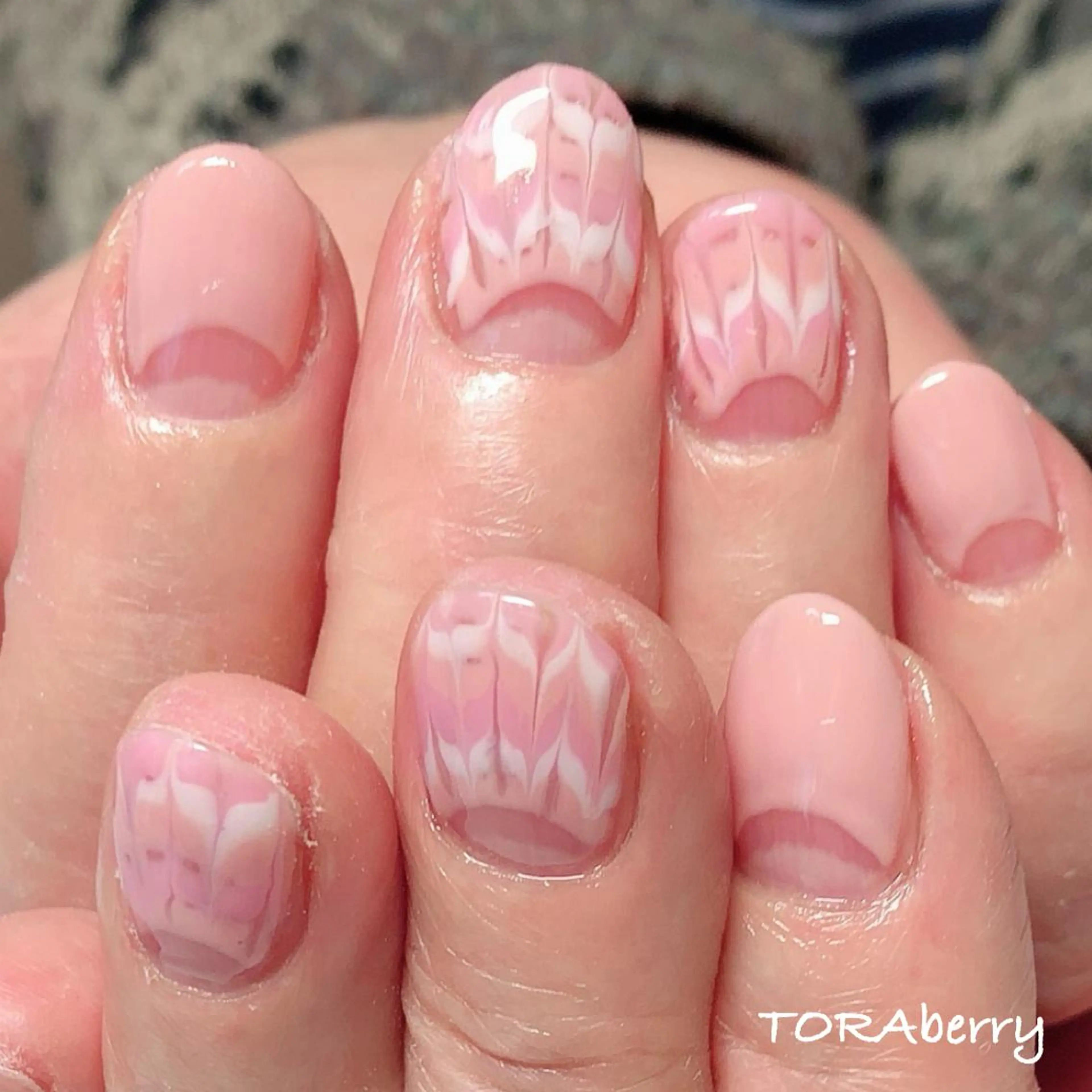 ネイル ピーコックネイル ハンドネイル ネイリスト なつみのネイルデザイン