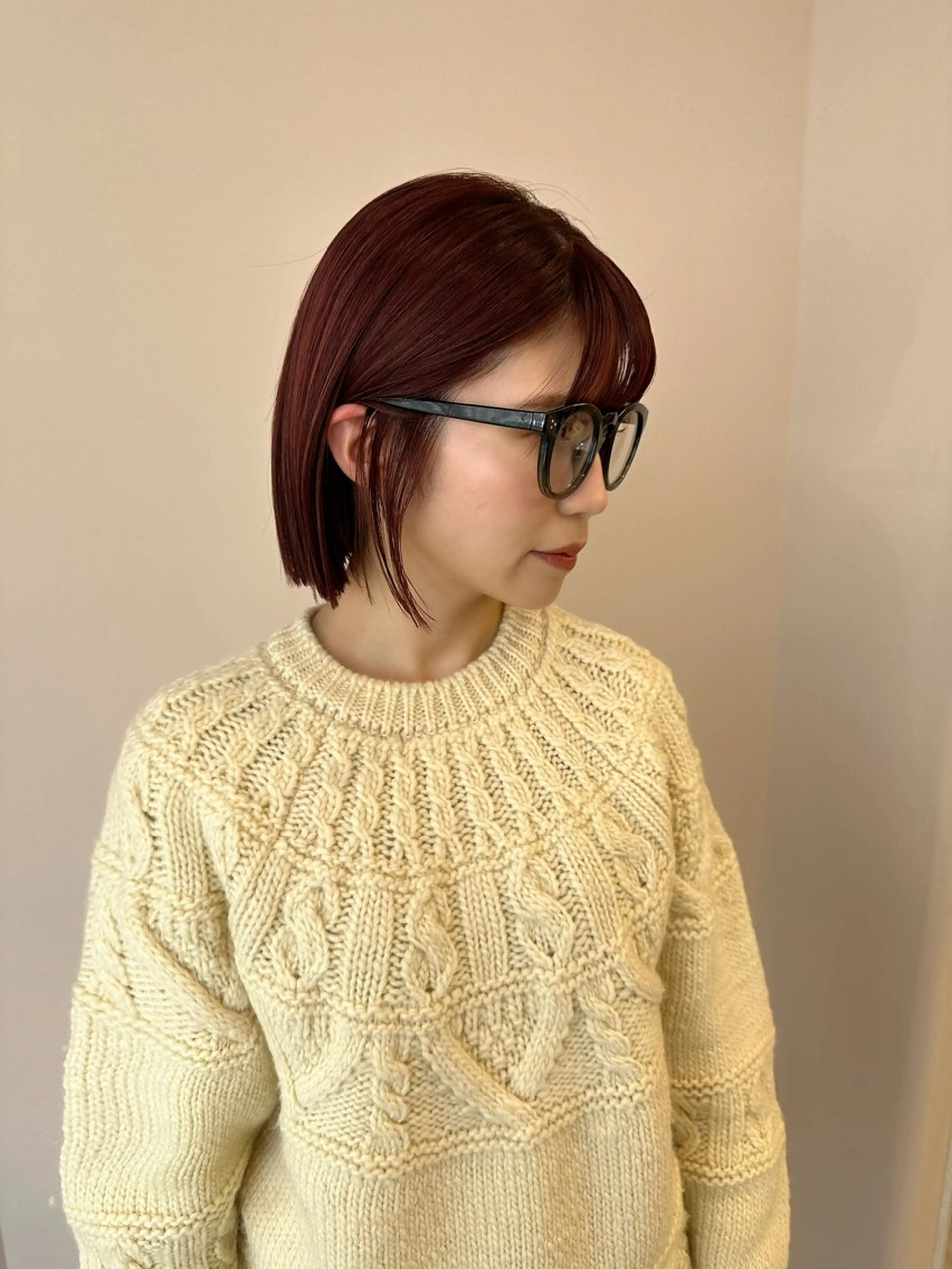 カラー ブリーチ ブリーチなしカラー ピンクカラー rilliant U’s brilliant所属・吉田 愛実のヘアスタイル