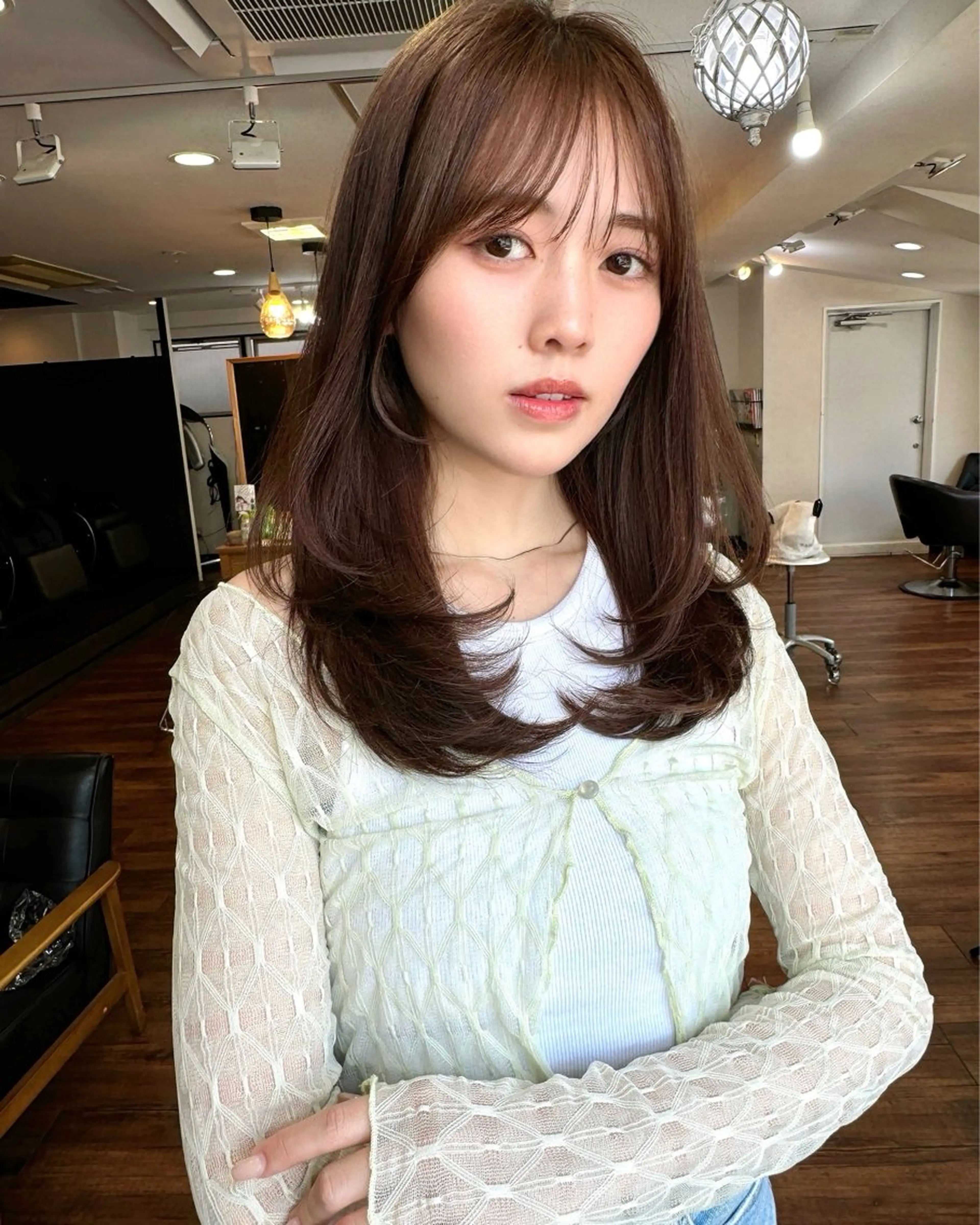 ロング カラー 似合わせレイヤー 🇰🇷荒木洋文のヘアスタイル