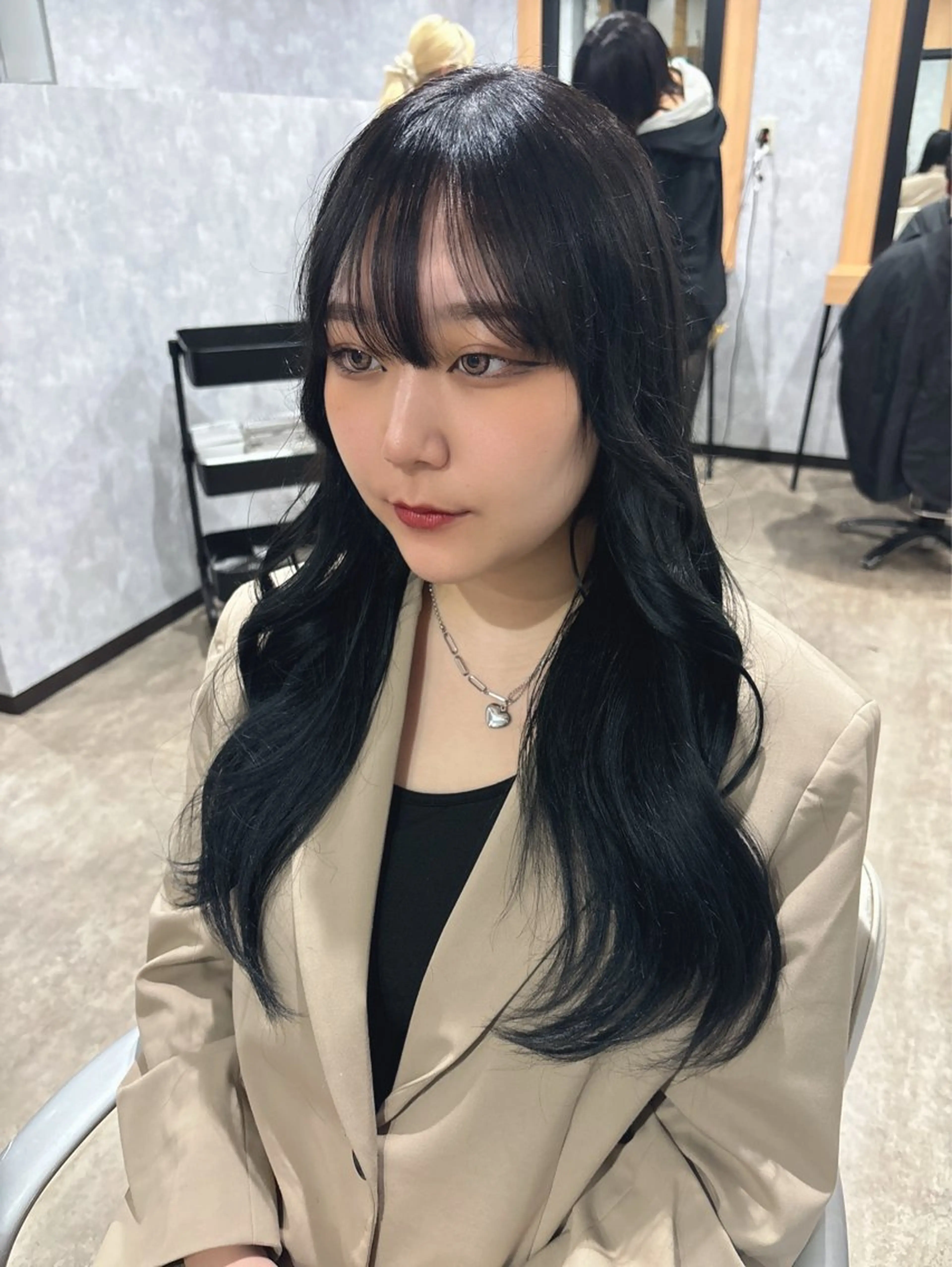 カラー カット ヘアカラー トリートメント 顔まわり/W カラー/リョウのヘアスタイル