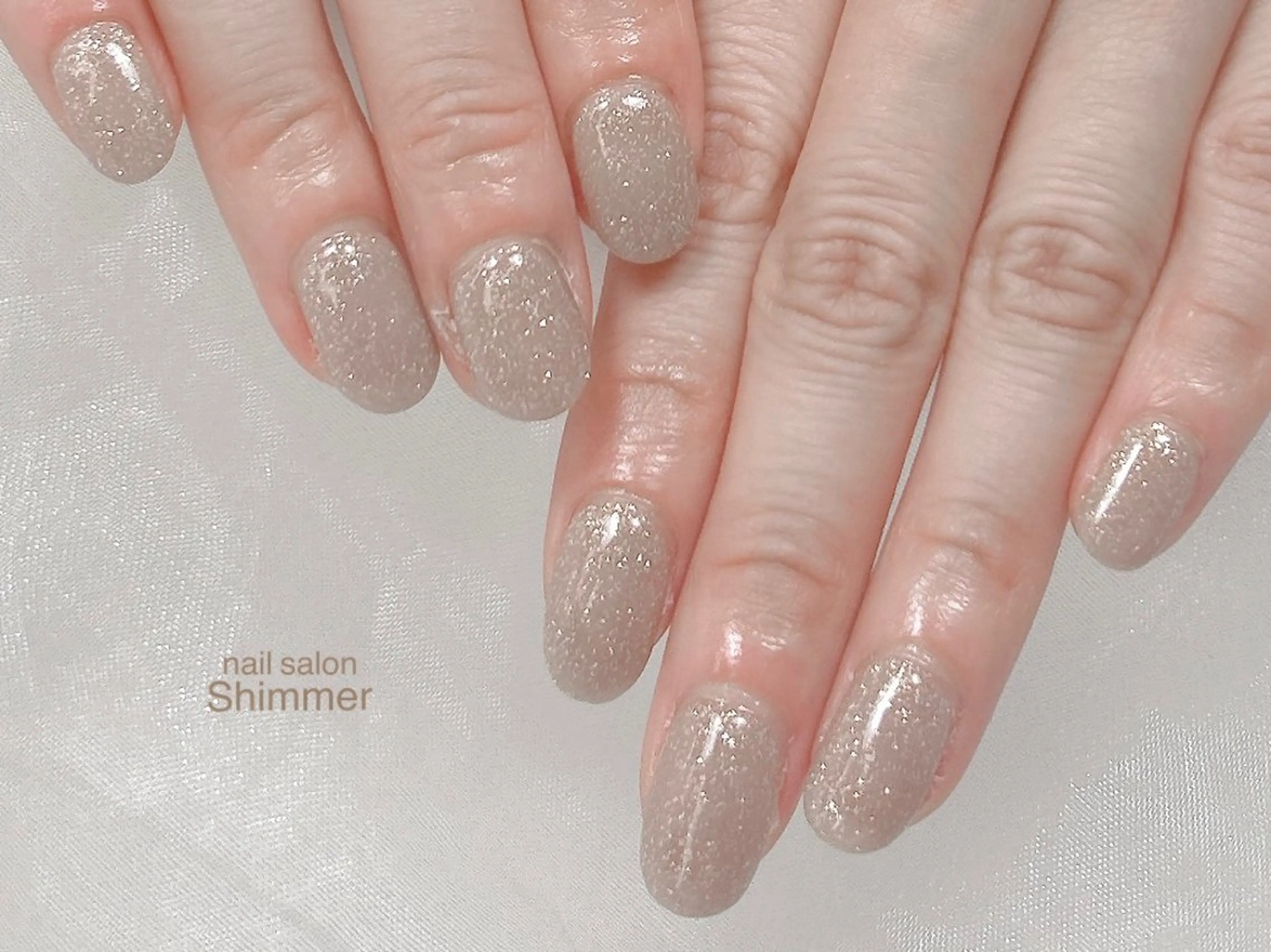 ネイル ハンドネイル Shimmer Risaのネイルデザイン