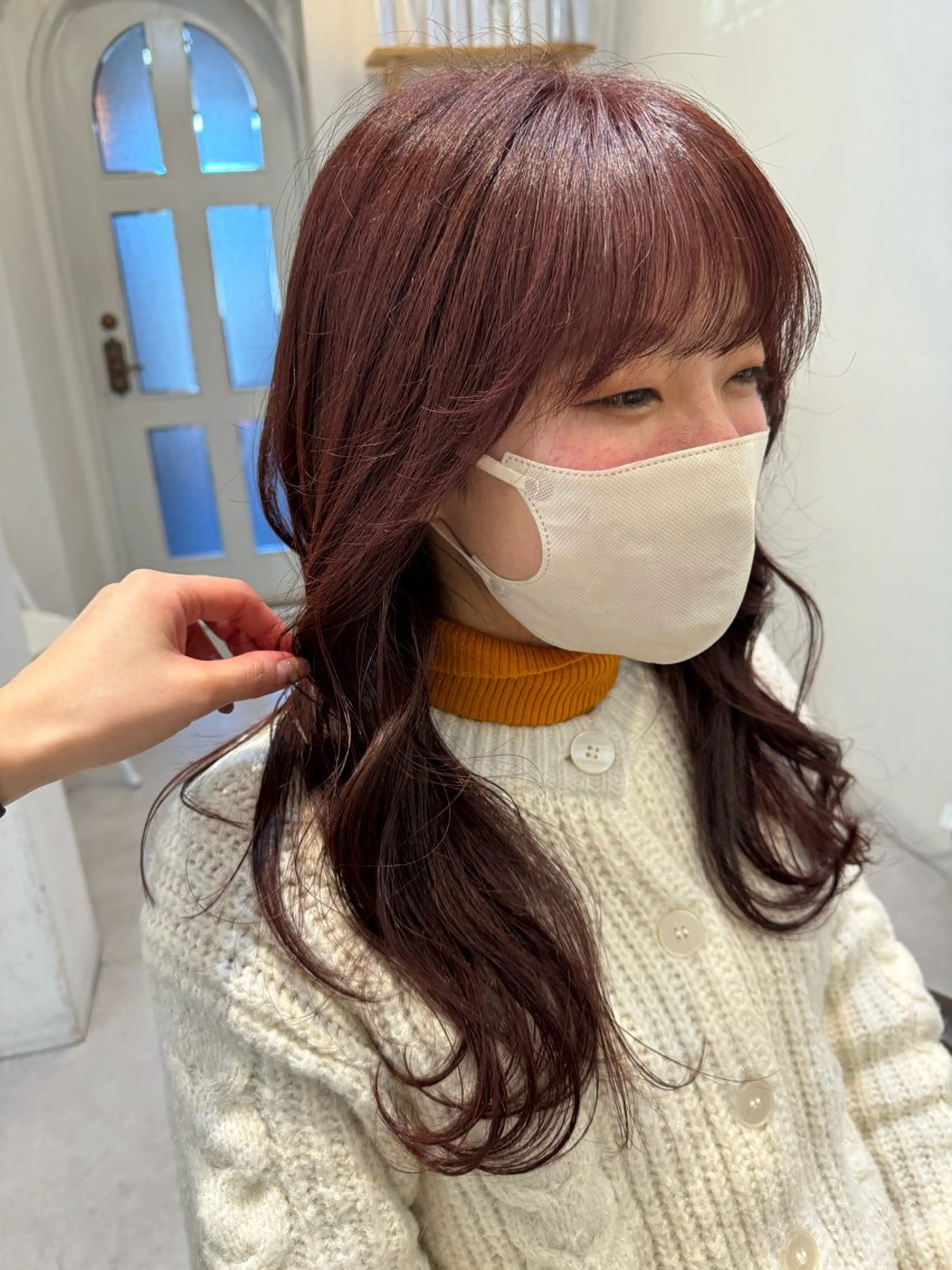ロング 顔周りカット 似合わせカット カット ヘアカラー トリートメント Dxxxx III所属・オシャレ女性目線の 大人メンズ❁⃘*.ﾟのヘアスタイル