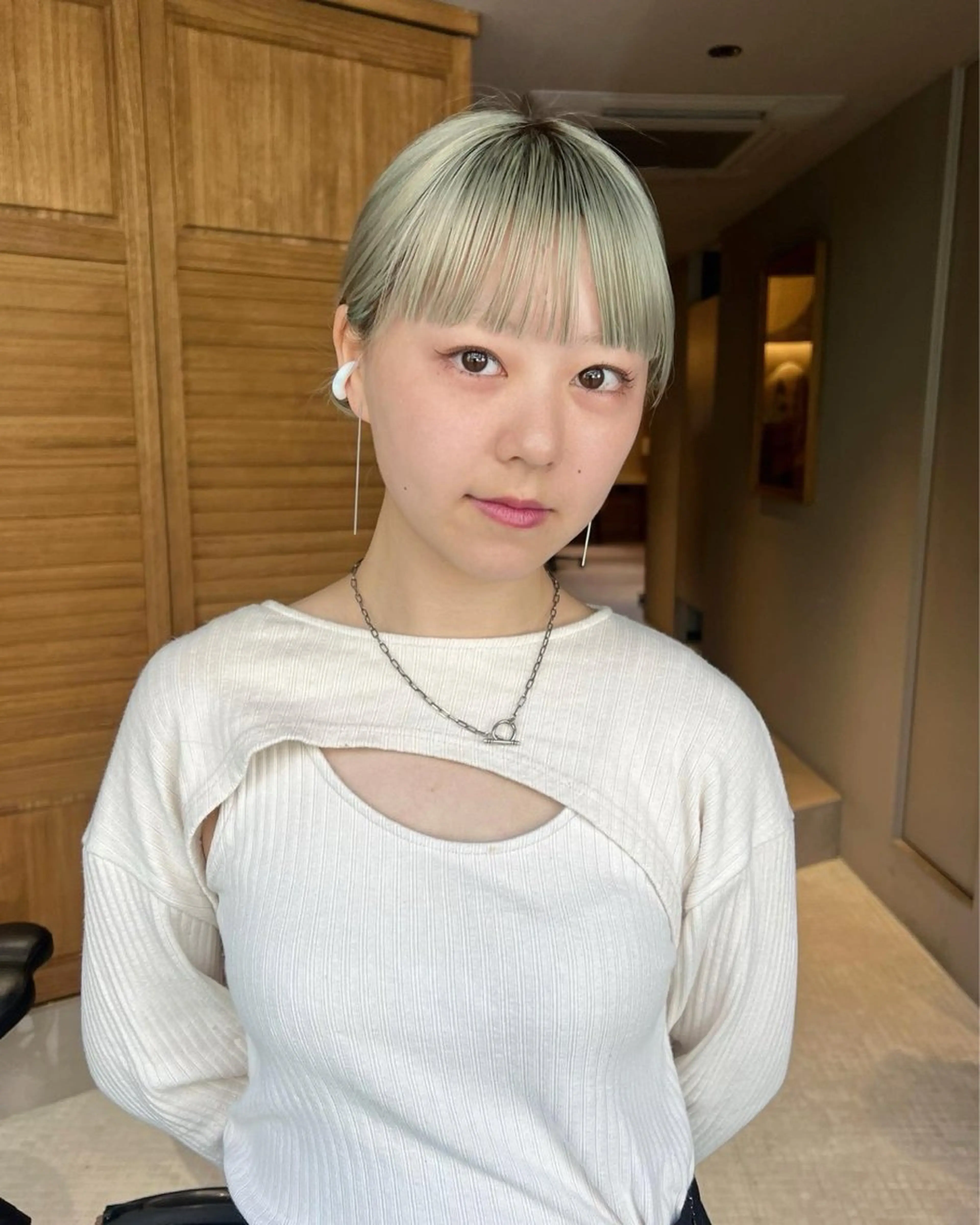 ダブルカラー(ブリーチリタッチ)の写真